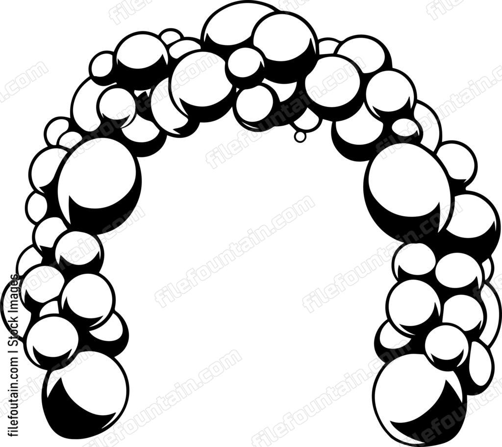 Balloon Arch Logo Vector Design - FileFountain