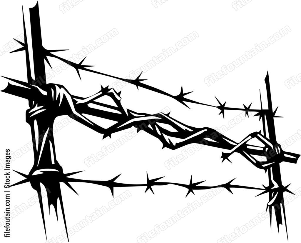 Barbed Wire Fence Logo Vector Design - FileFountain