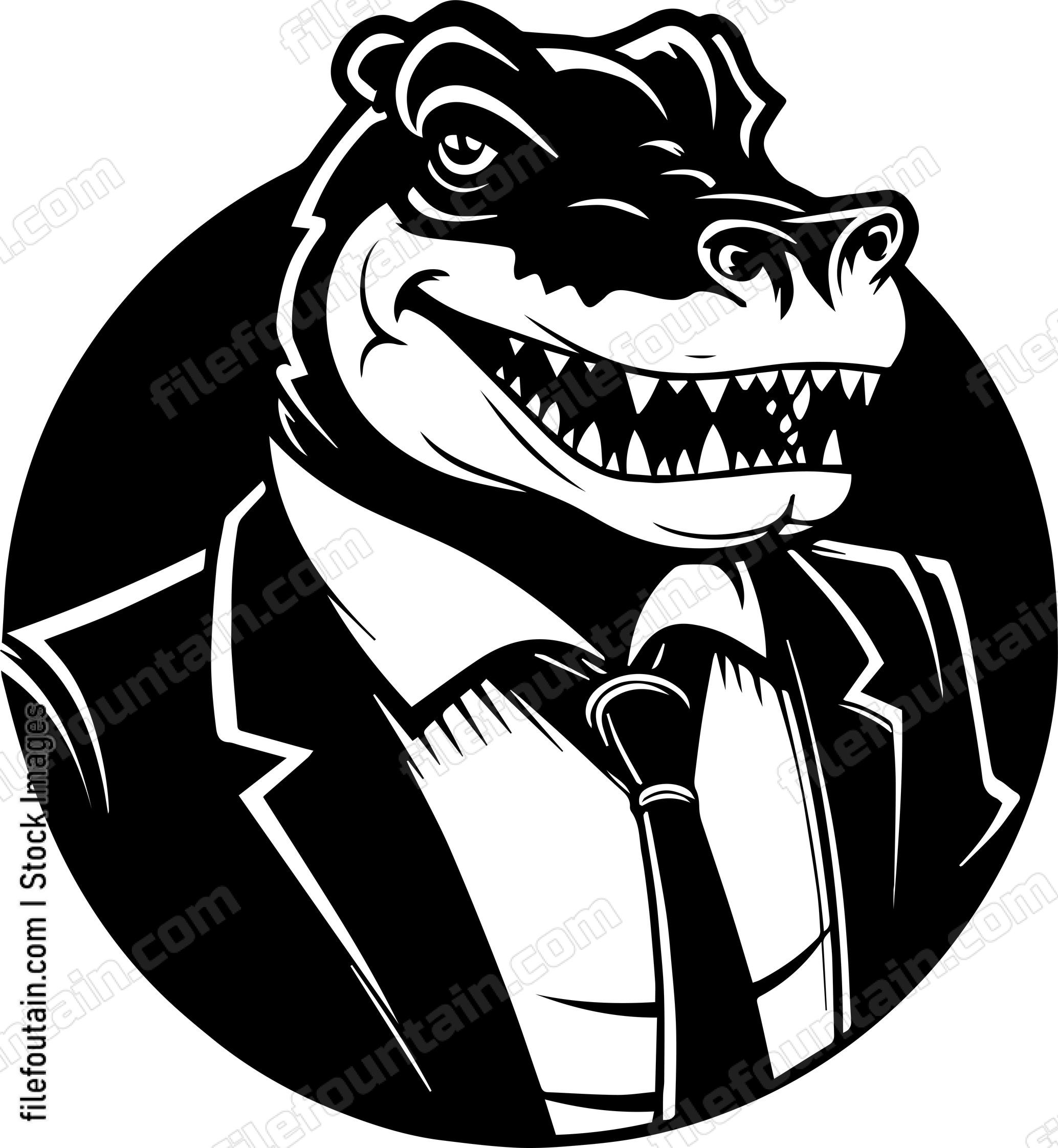 Crocodile In A Suit