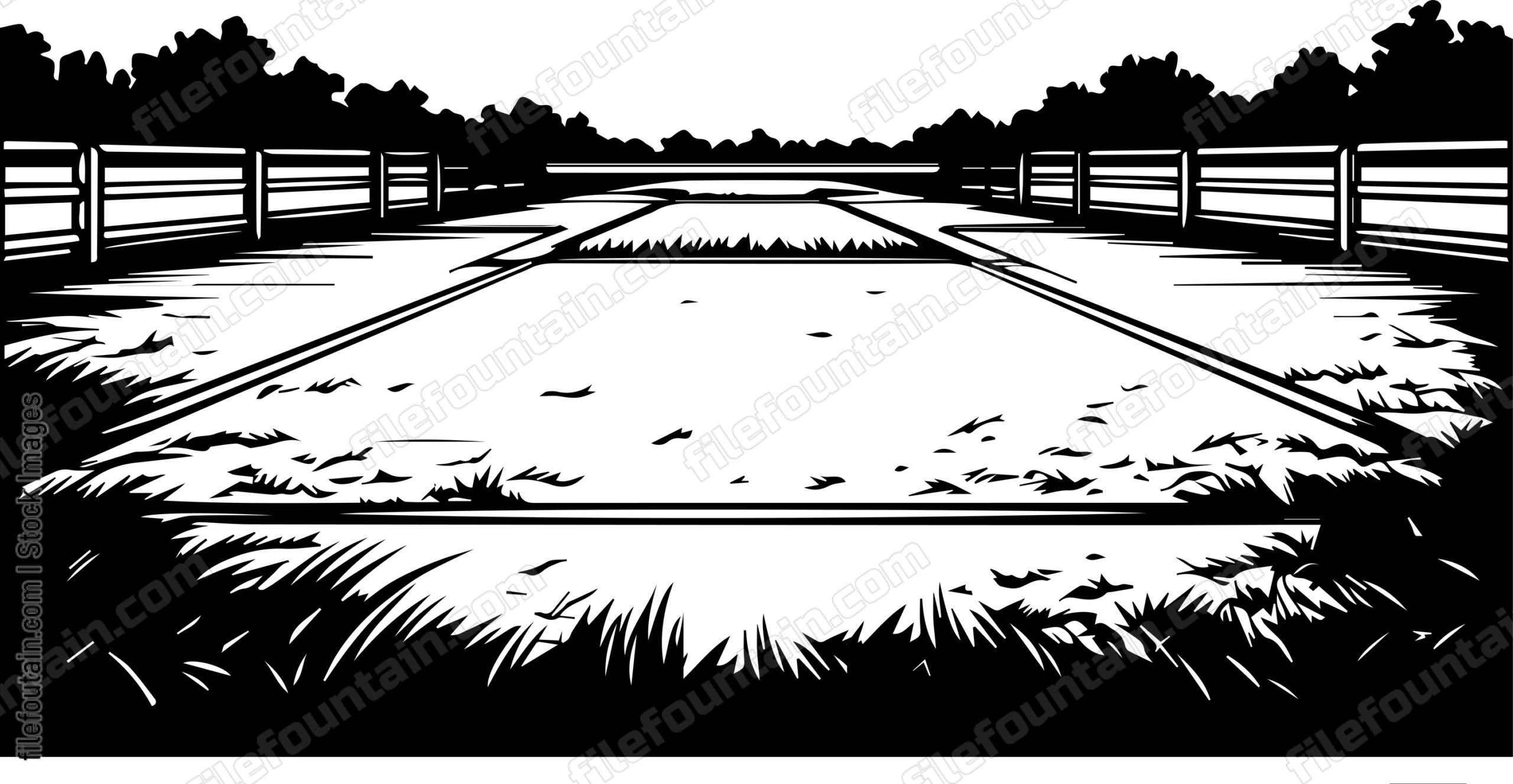 Empty Ranch Field