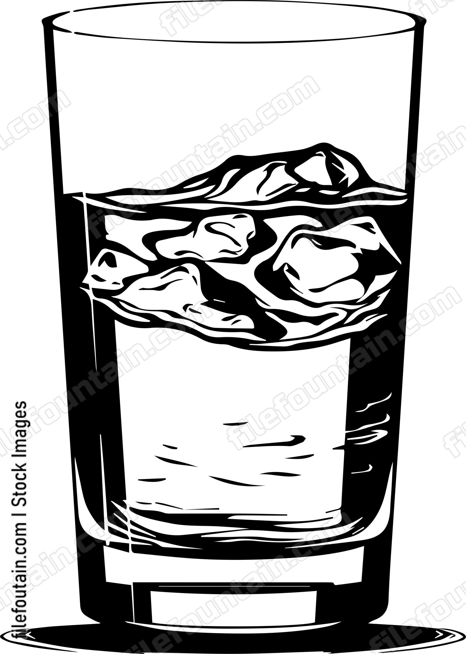 Alcohol Cup Half Full