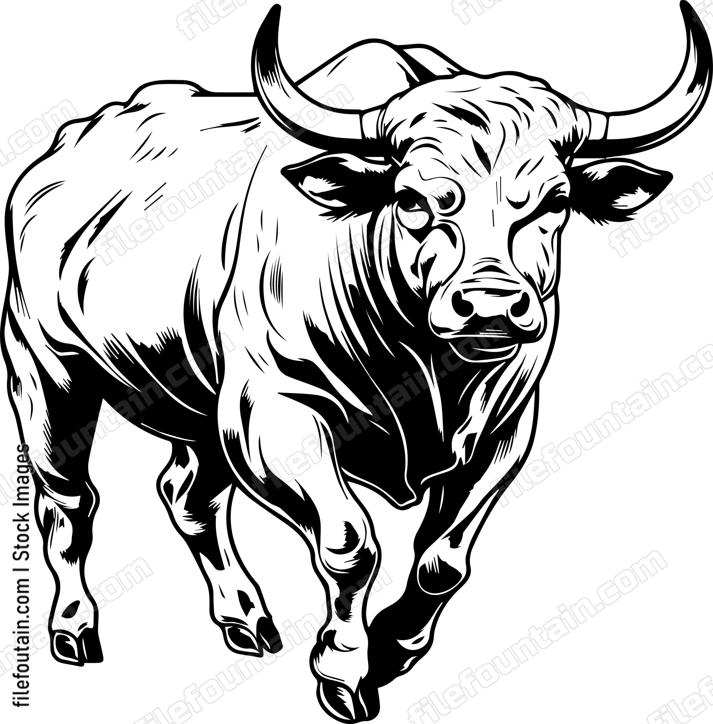 Angry Bull Pose