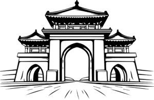 Asian Architecture Gate Portal