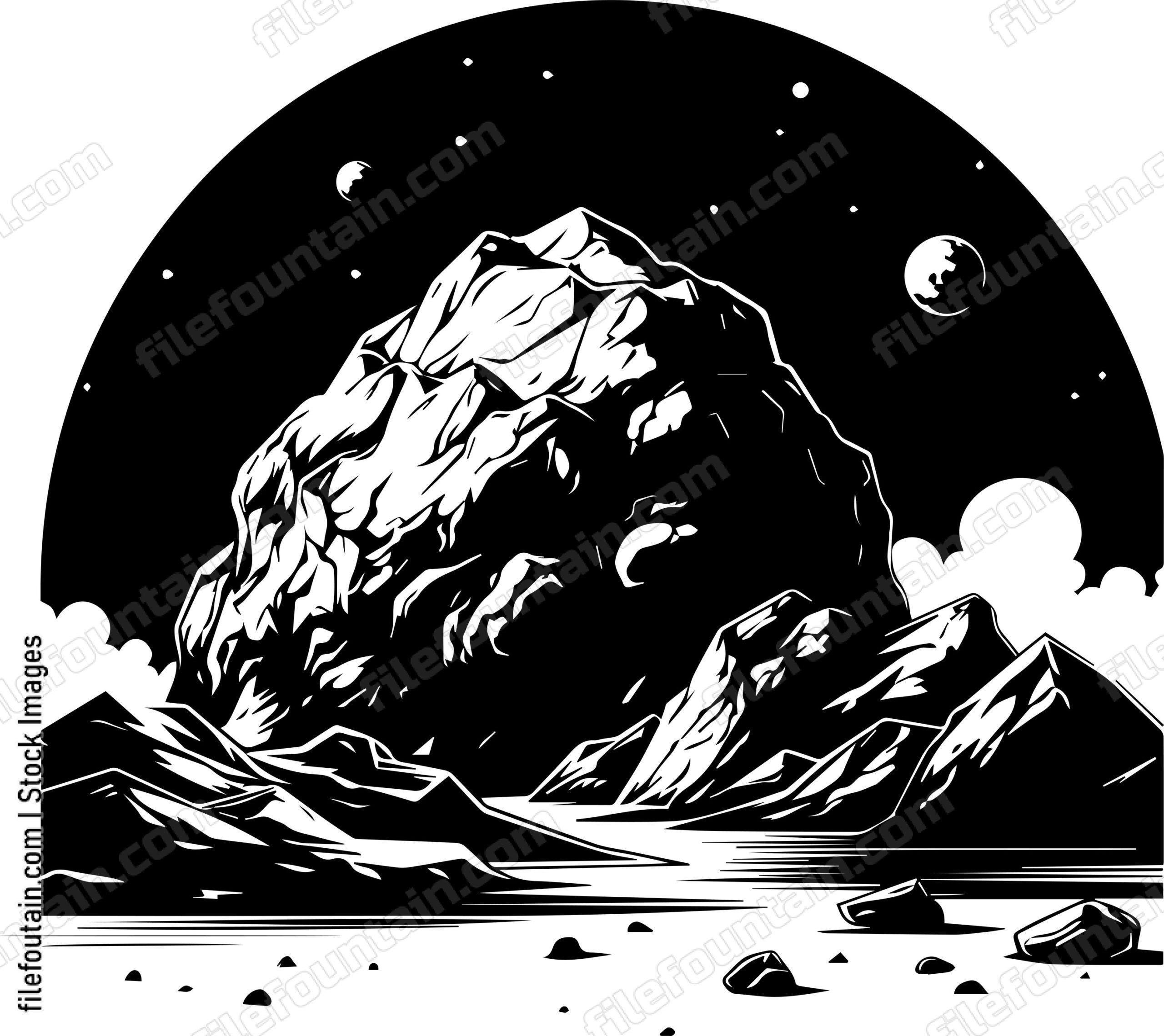 Asteroids Space Debree Rocks