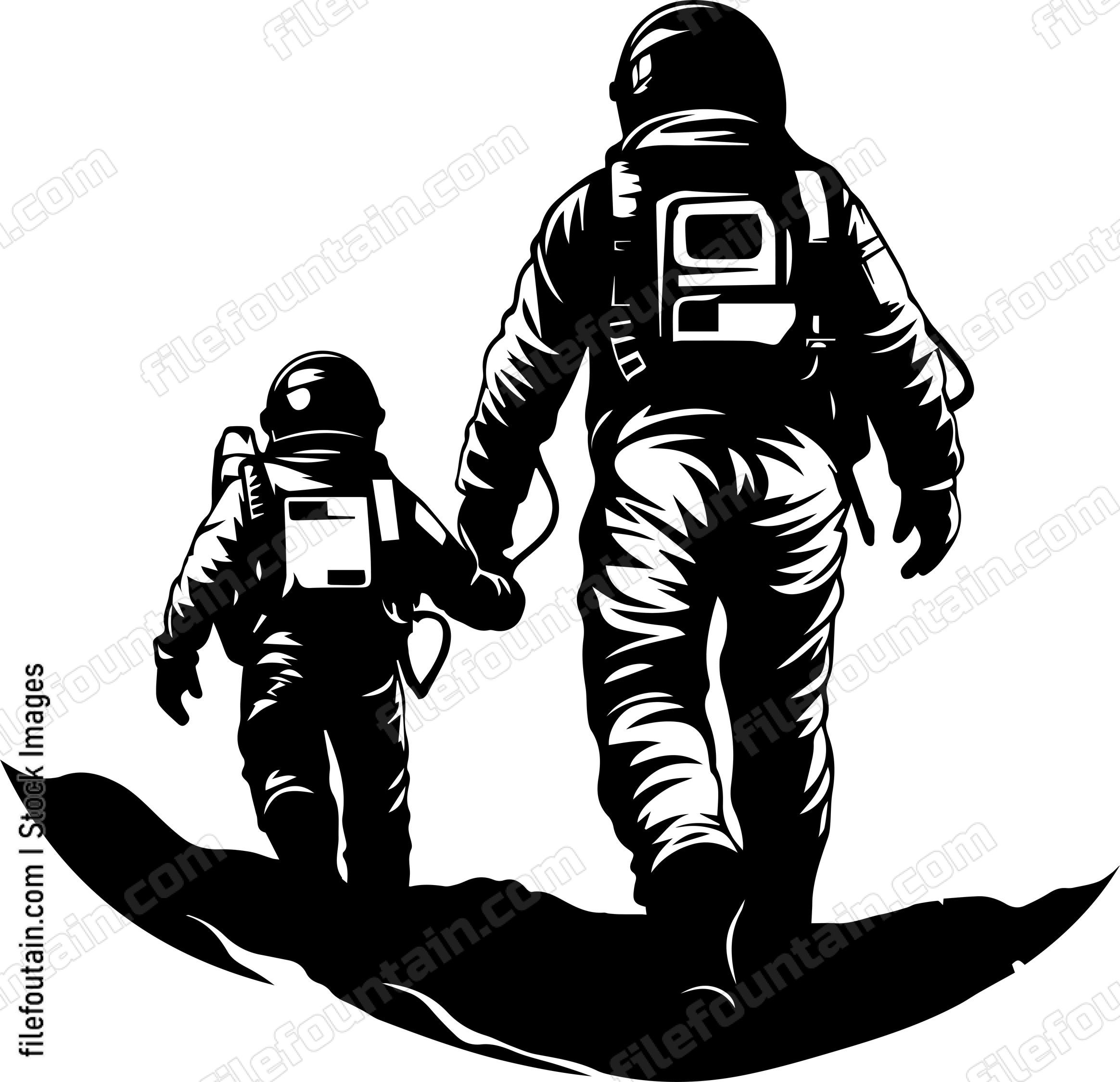 Astronaut Father And Son