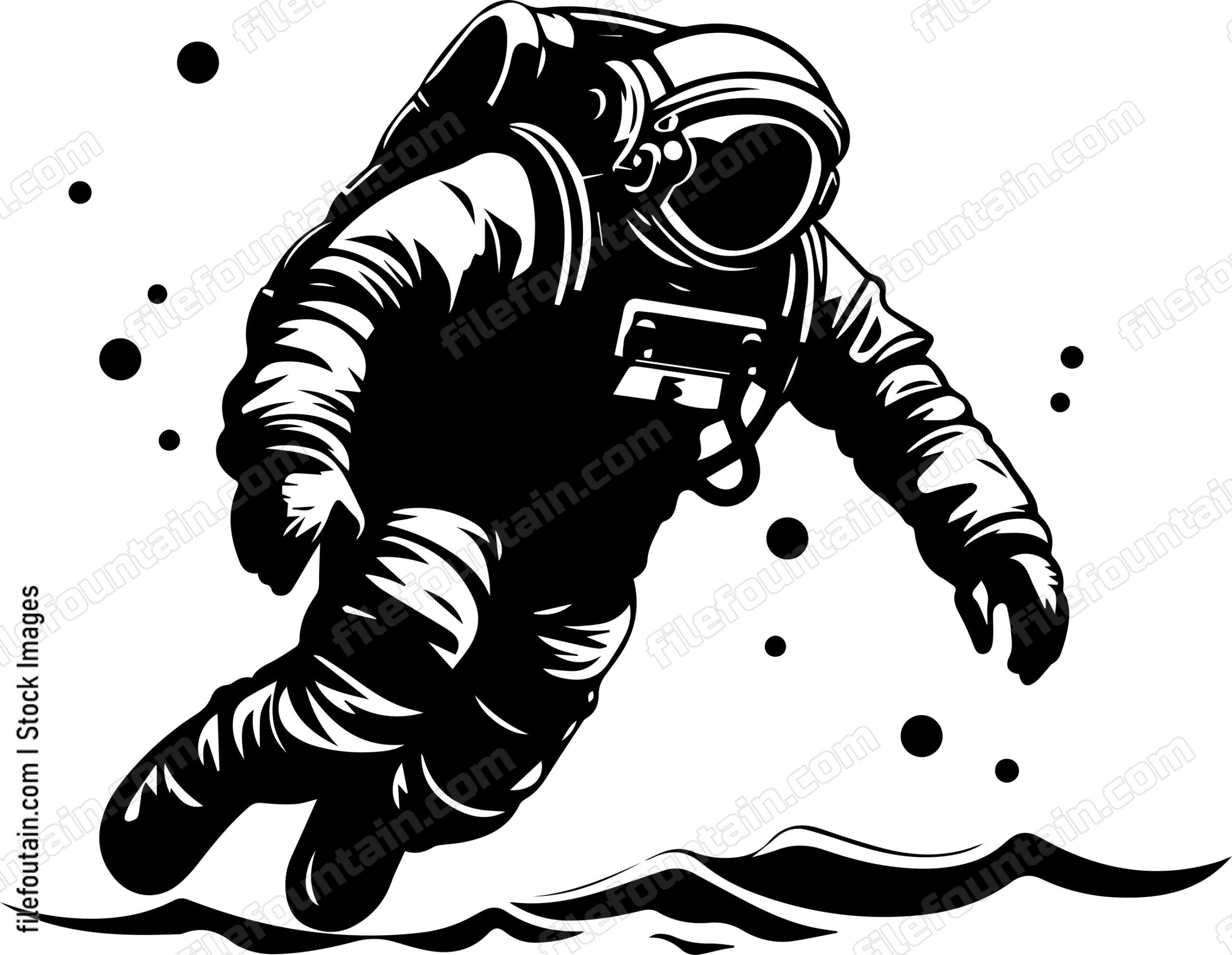 Astronaut Floating
