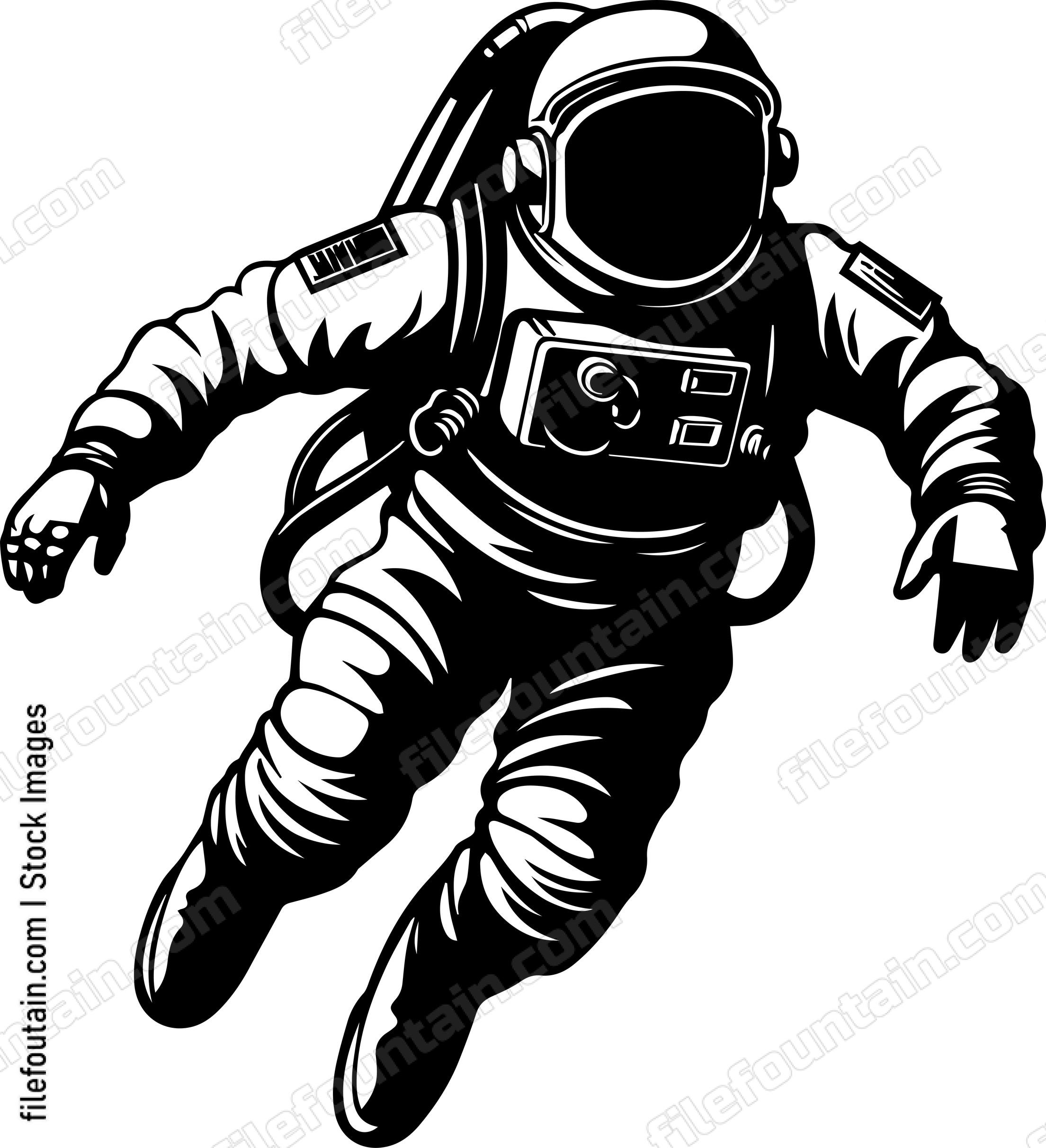 Astronaut Floating