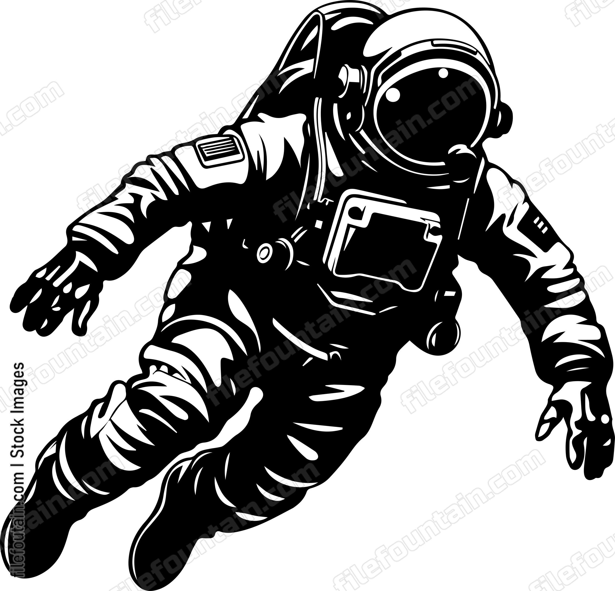 Astronaut Floating