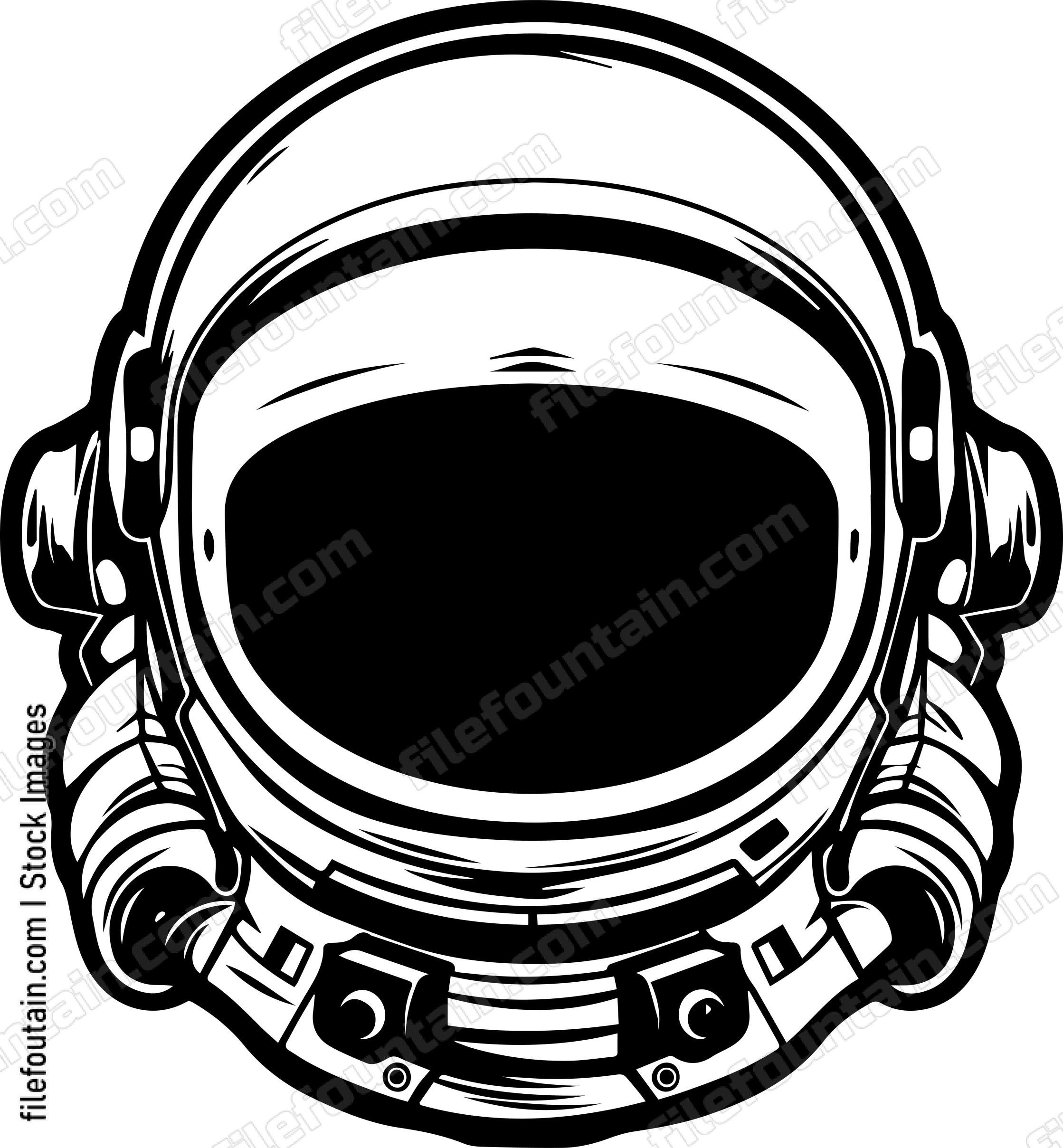 Astronaut Helmet Front