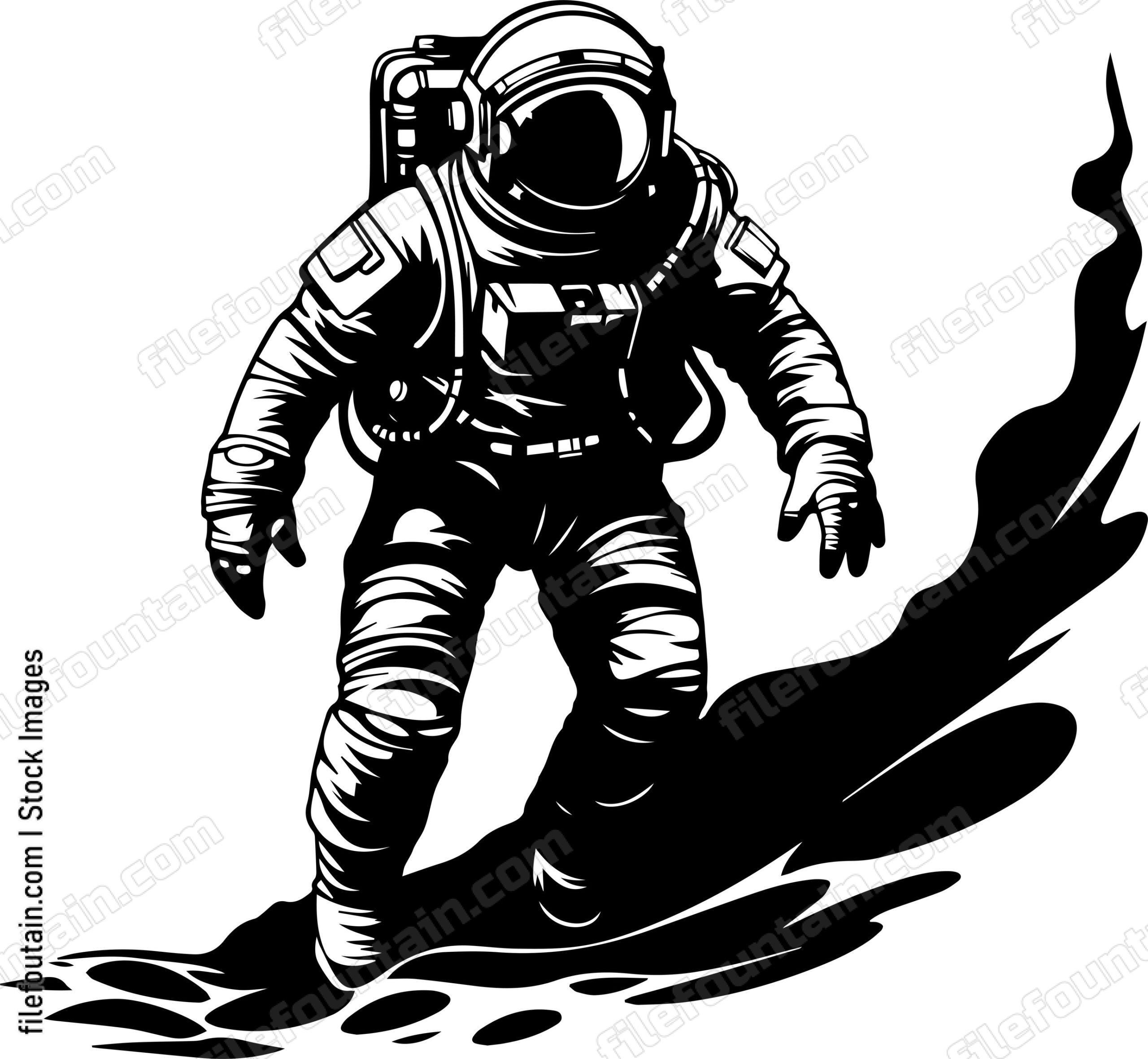 Astronaut Spacewalking