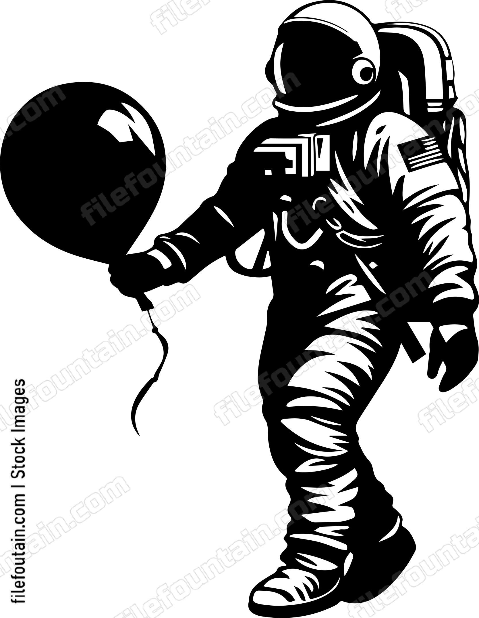 Astronaut With Balloon