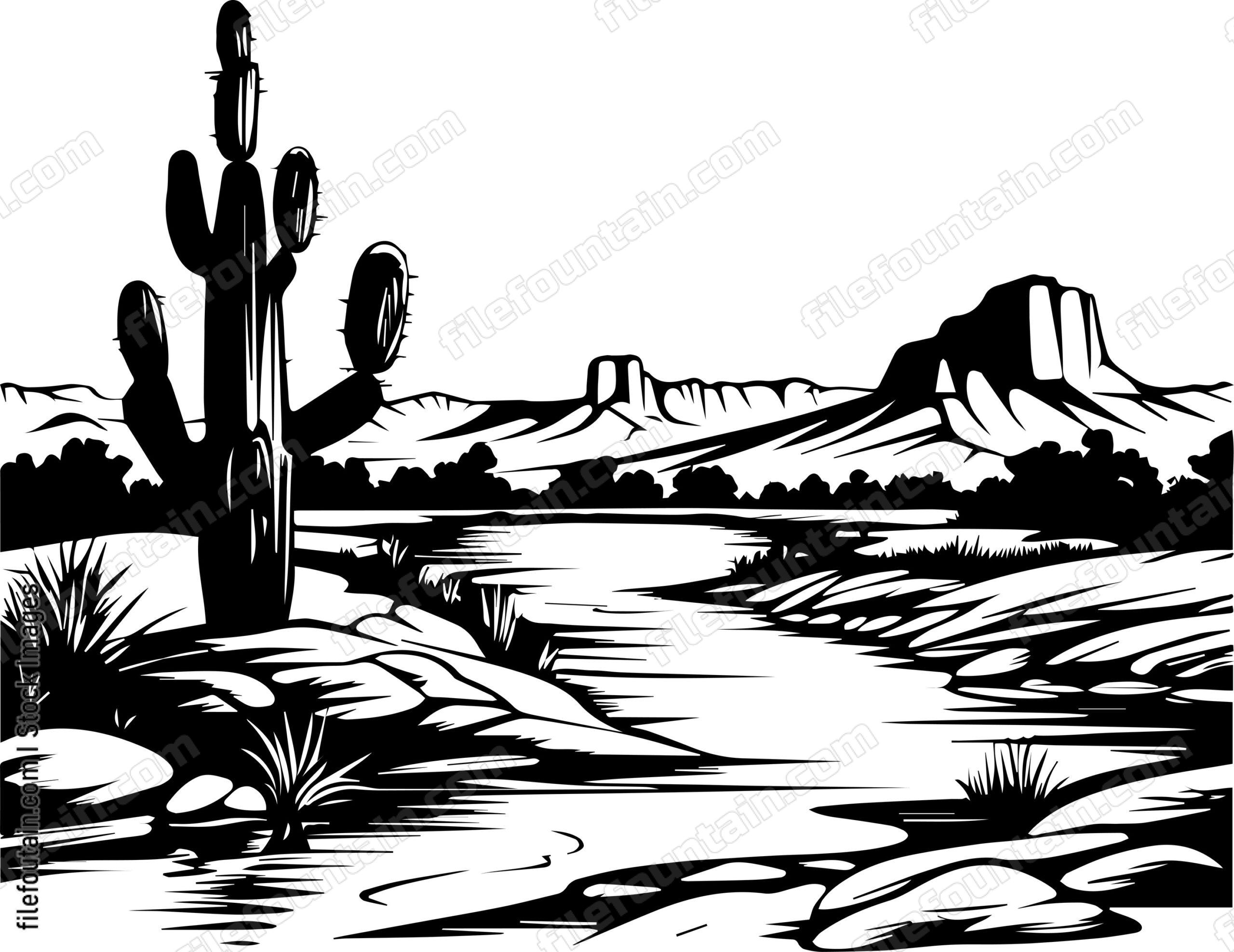 New Mexico Desert Landscape