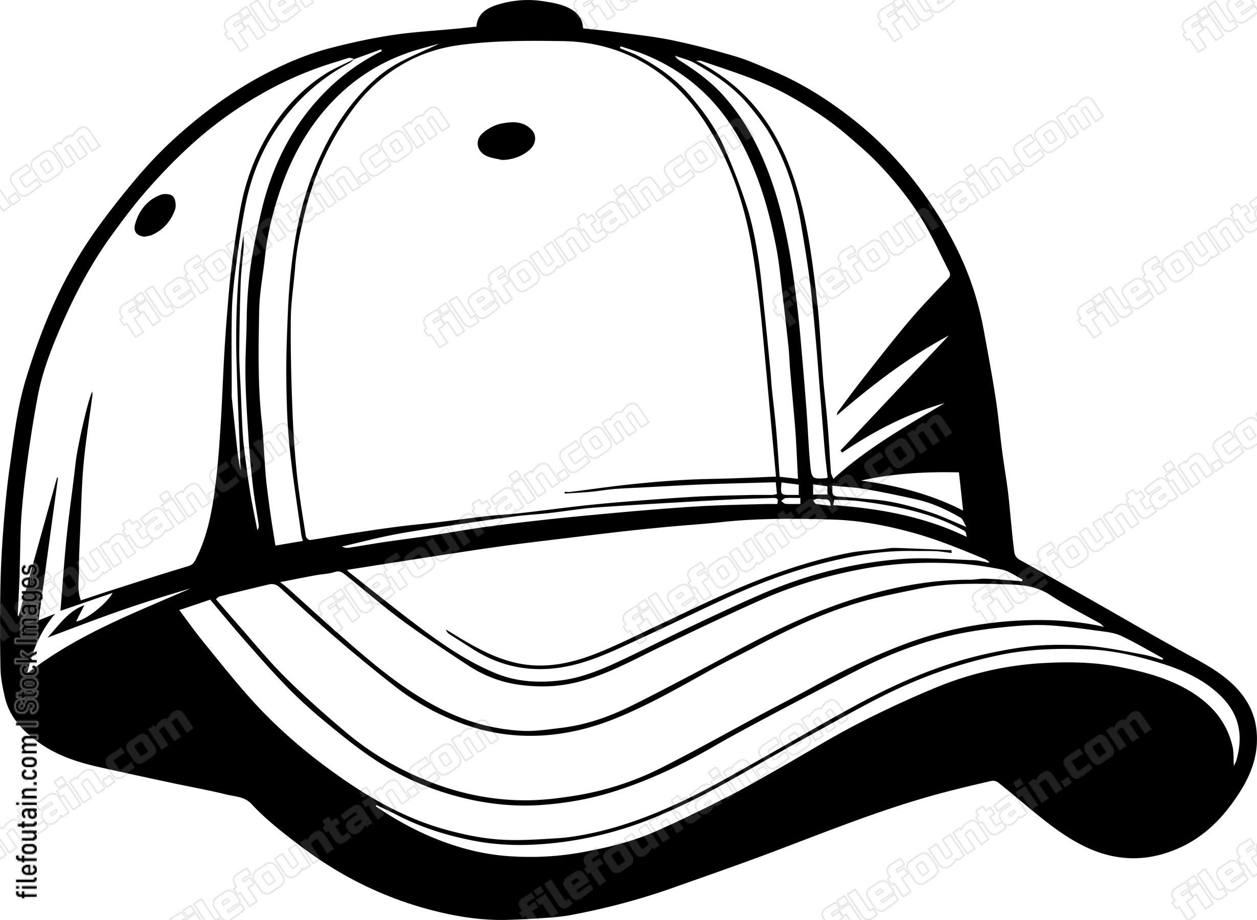 Baseball Cap Top View