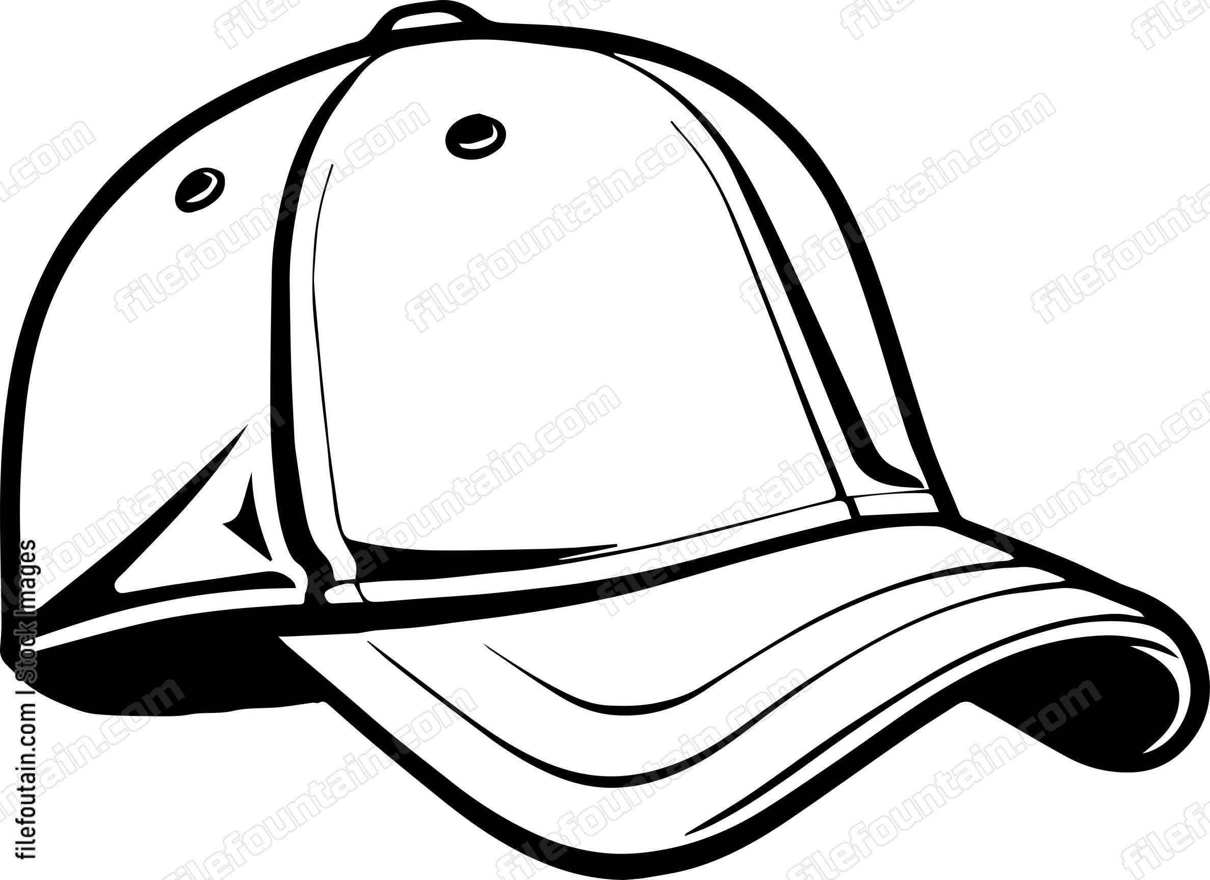 Baseball Cap Top View