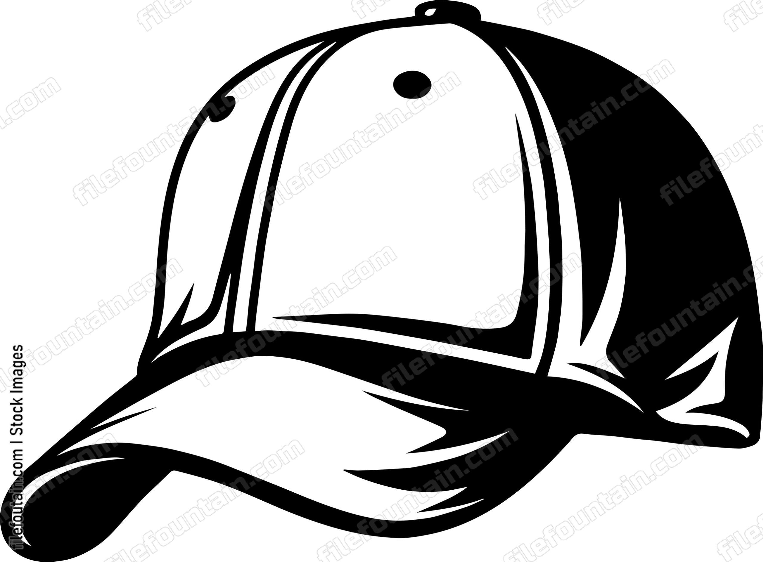 Baseball Cap Top View