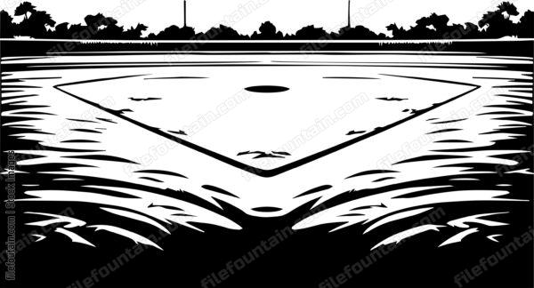 Baseball Field Empty
