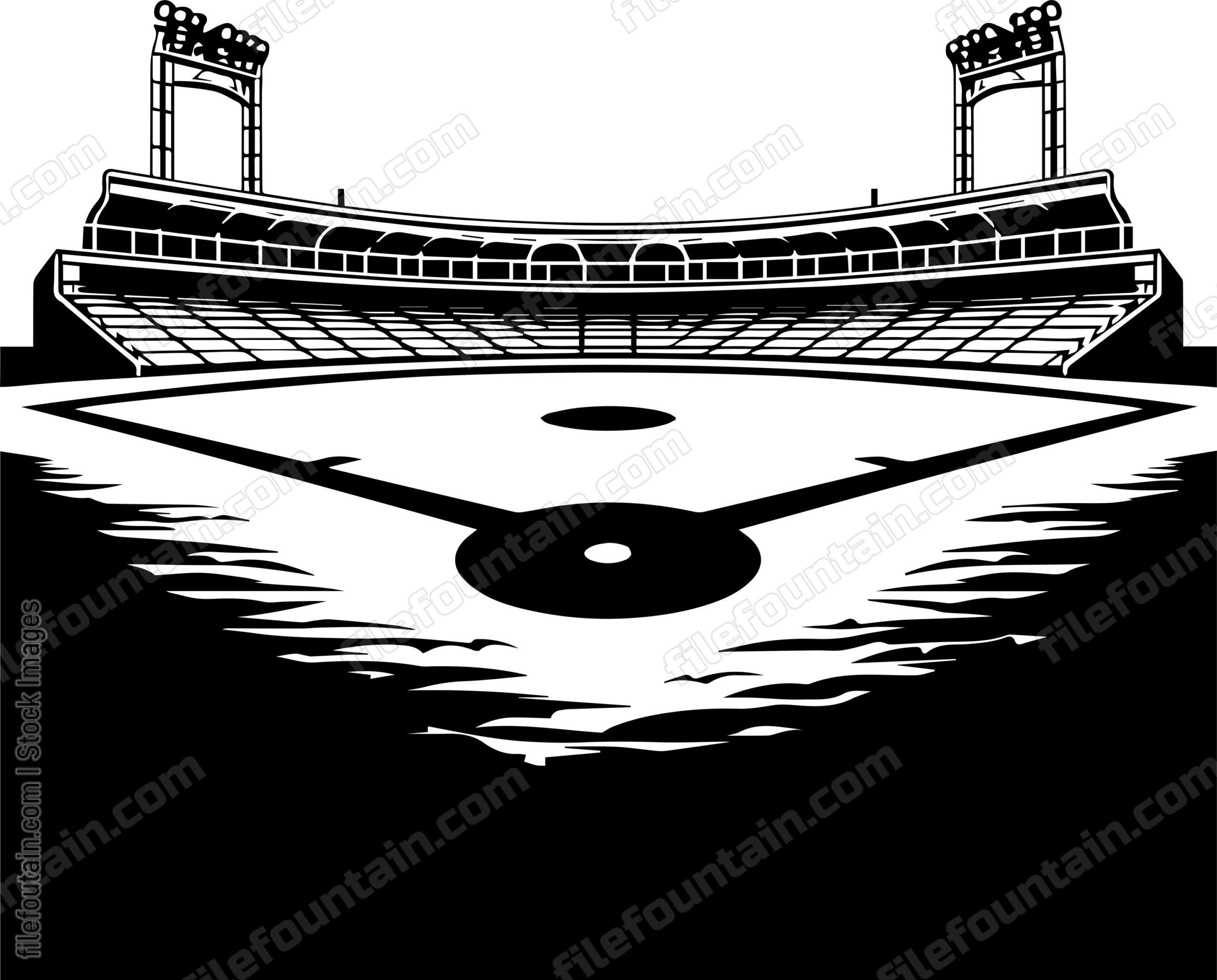 Baseball Field Empty