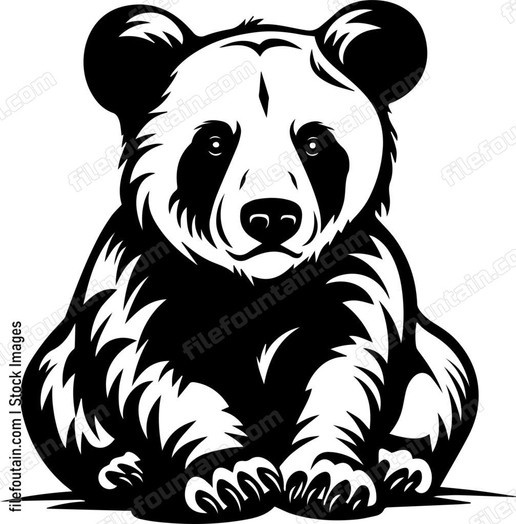 Bear Cub Logo Vector Design - FileFountain