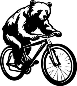 Bear Riding Bicycle