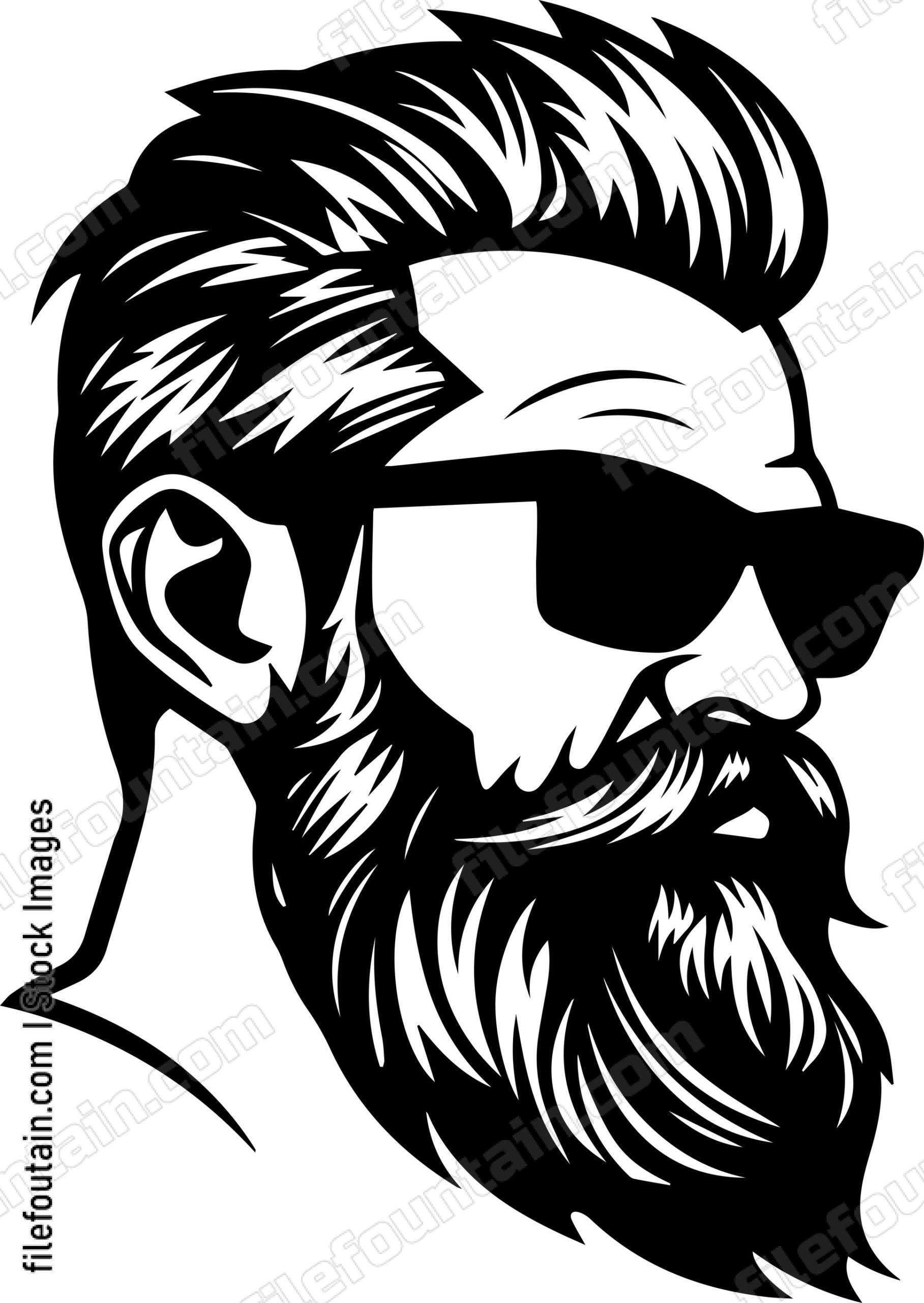 Bearded Man In Sunglasses