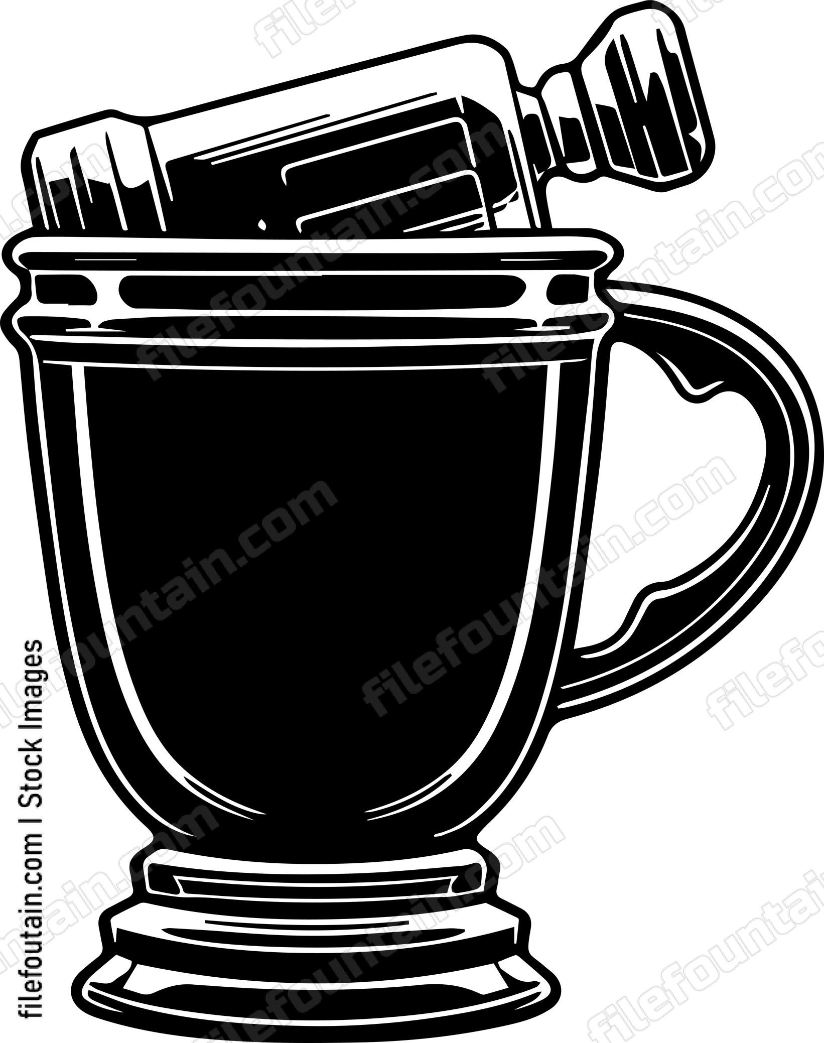 cup with salt shaker inside