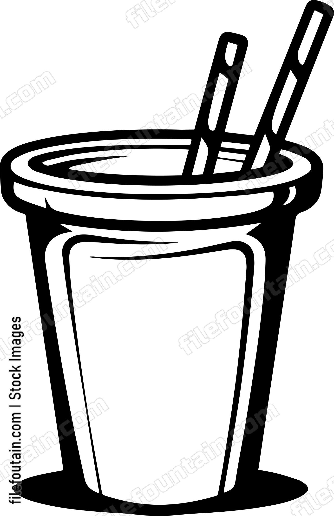 Cup With Straws