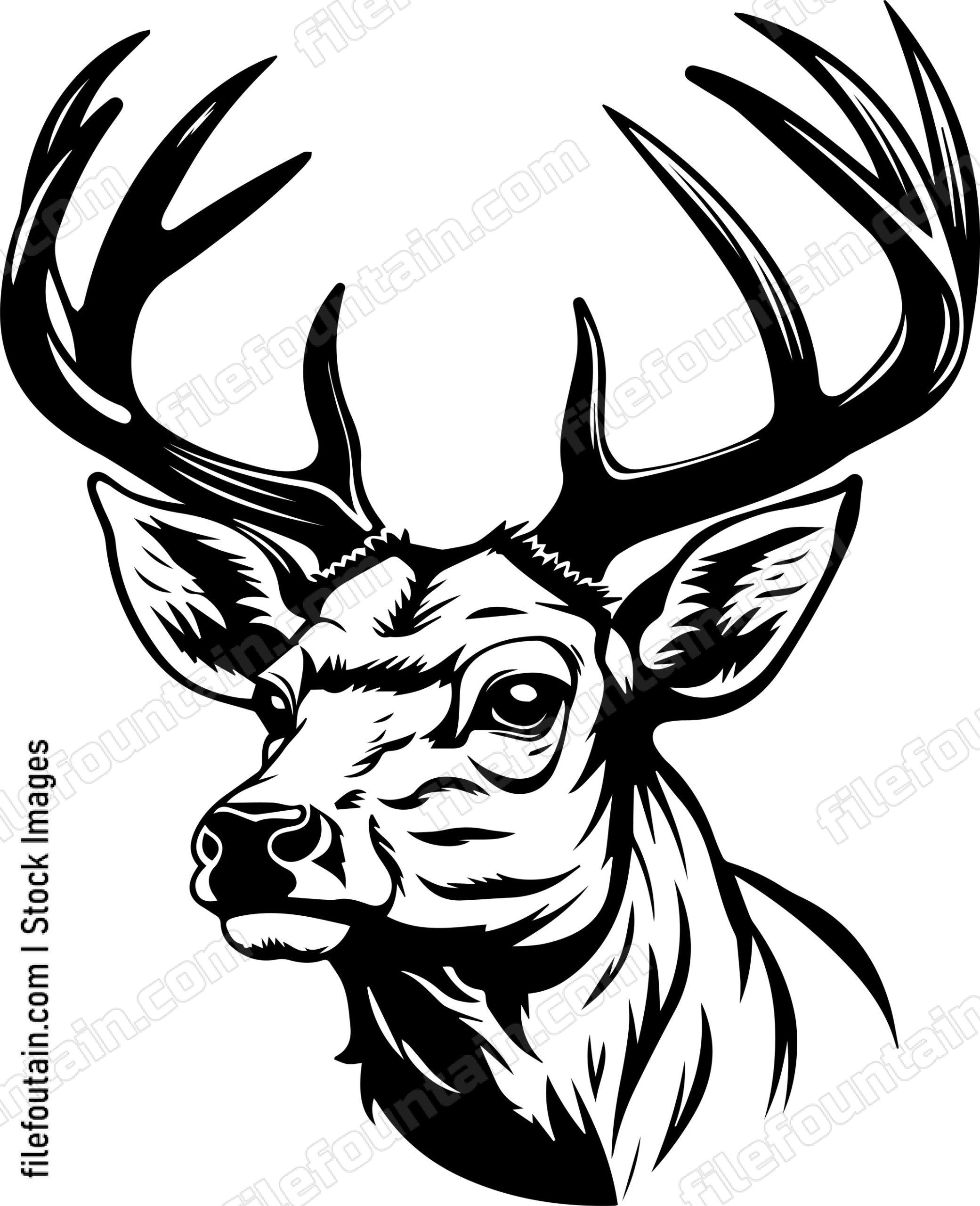 Deer Head Face