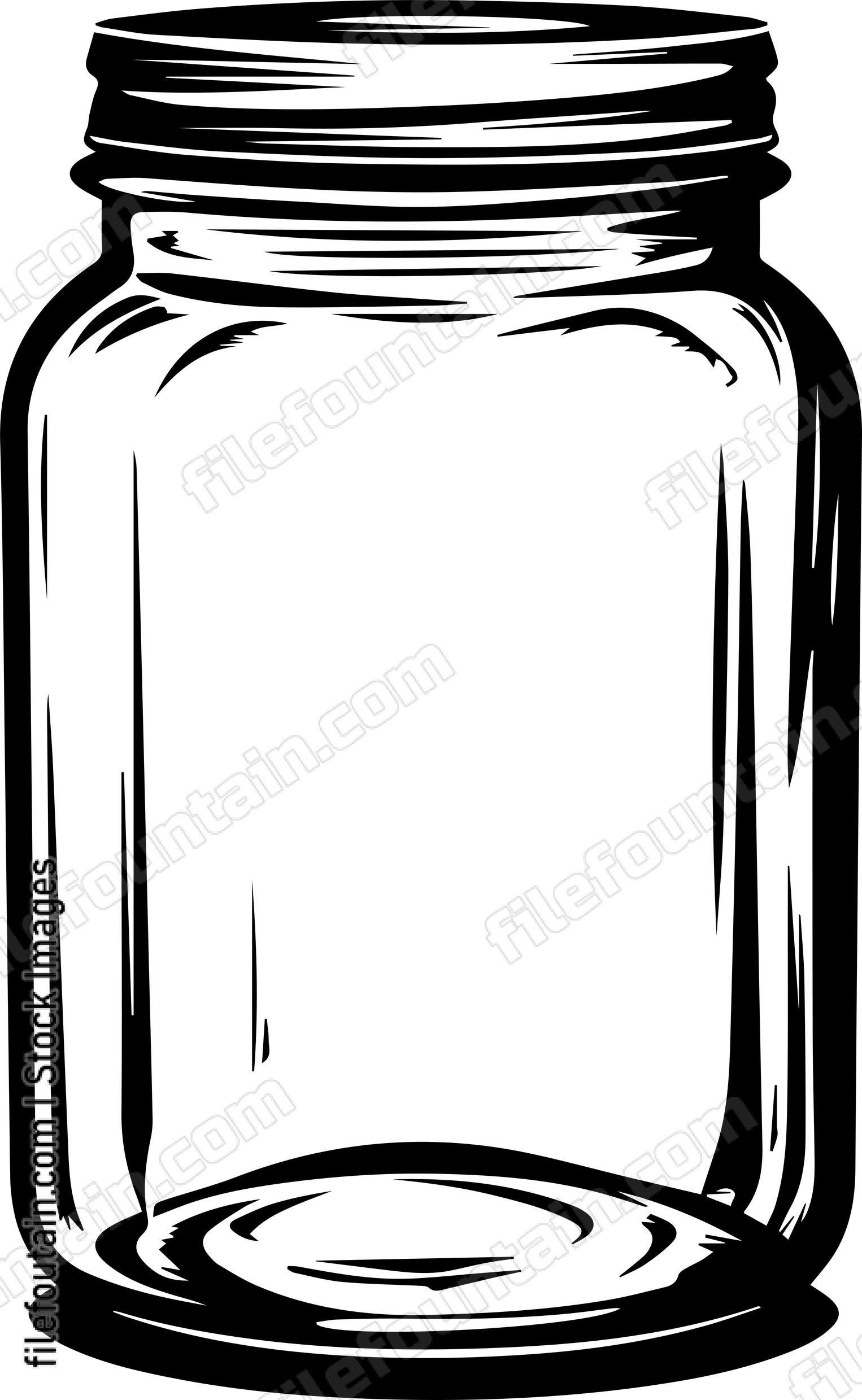 Empty Mason Jar