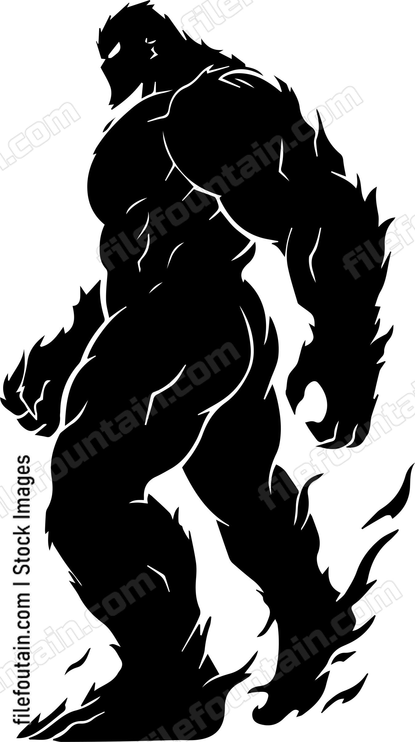 Flaming Bigfoot