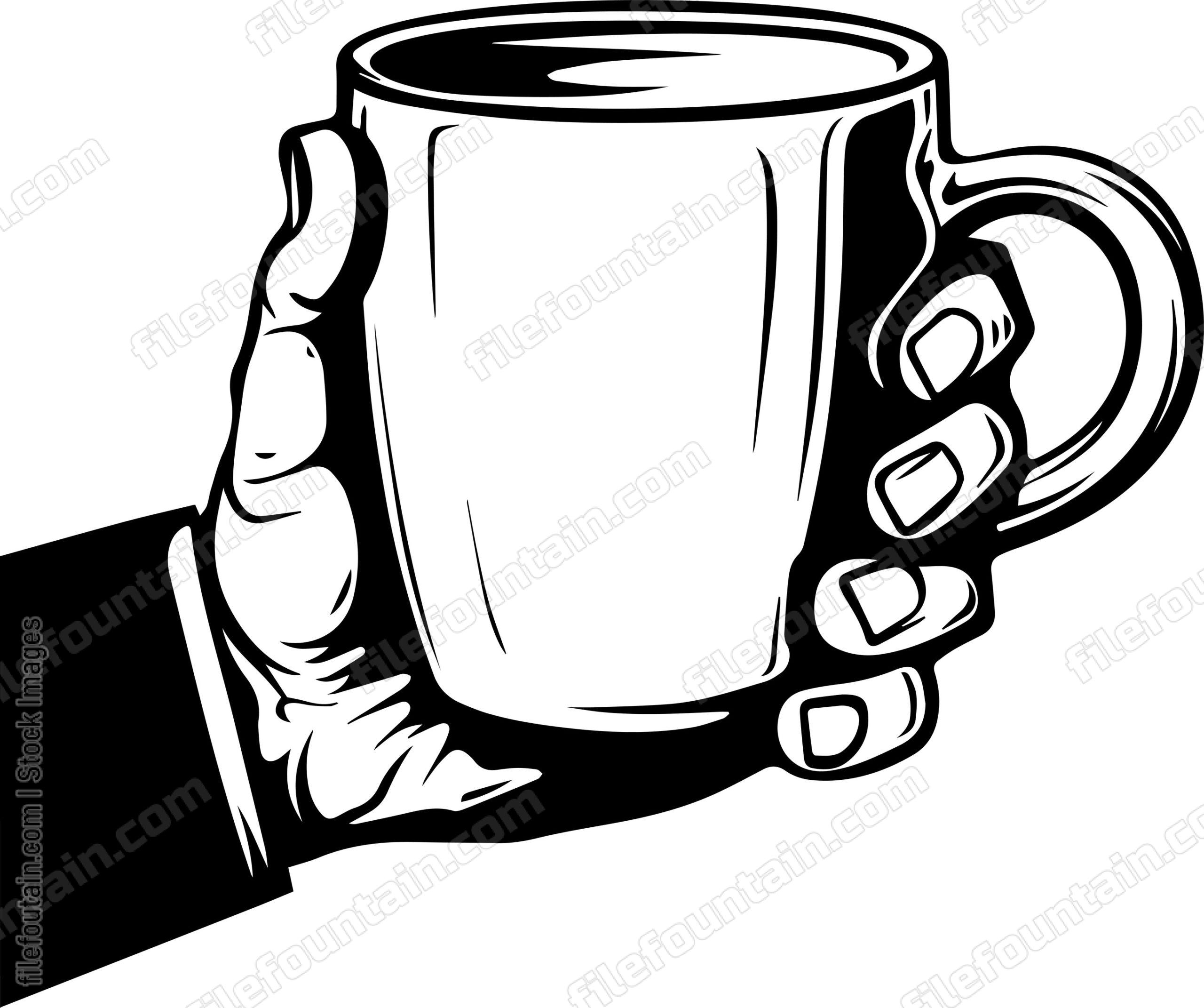 Hand Holding Mug