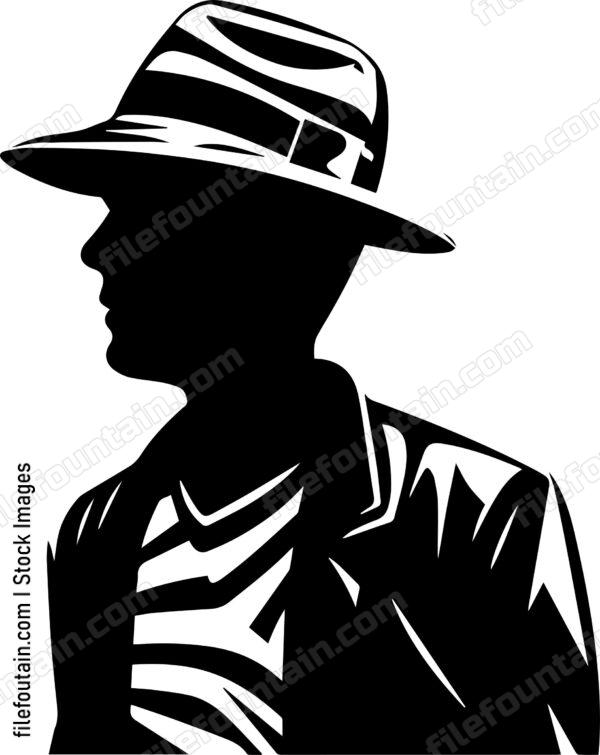 Man Wearing A Hat
