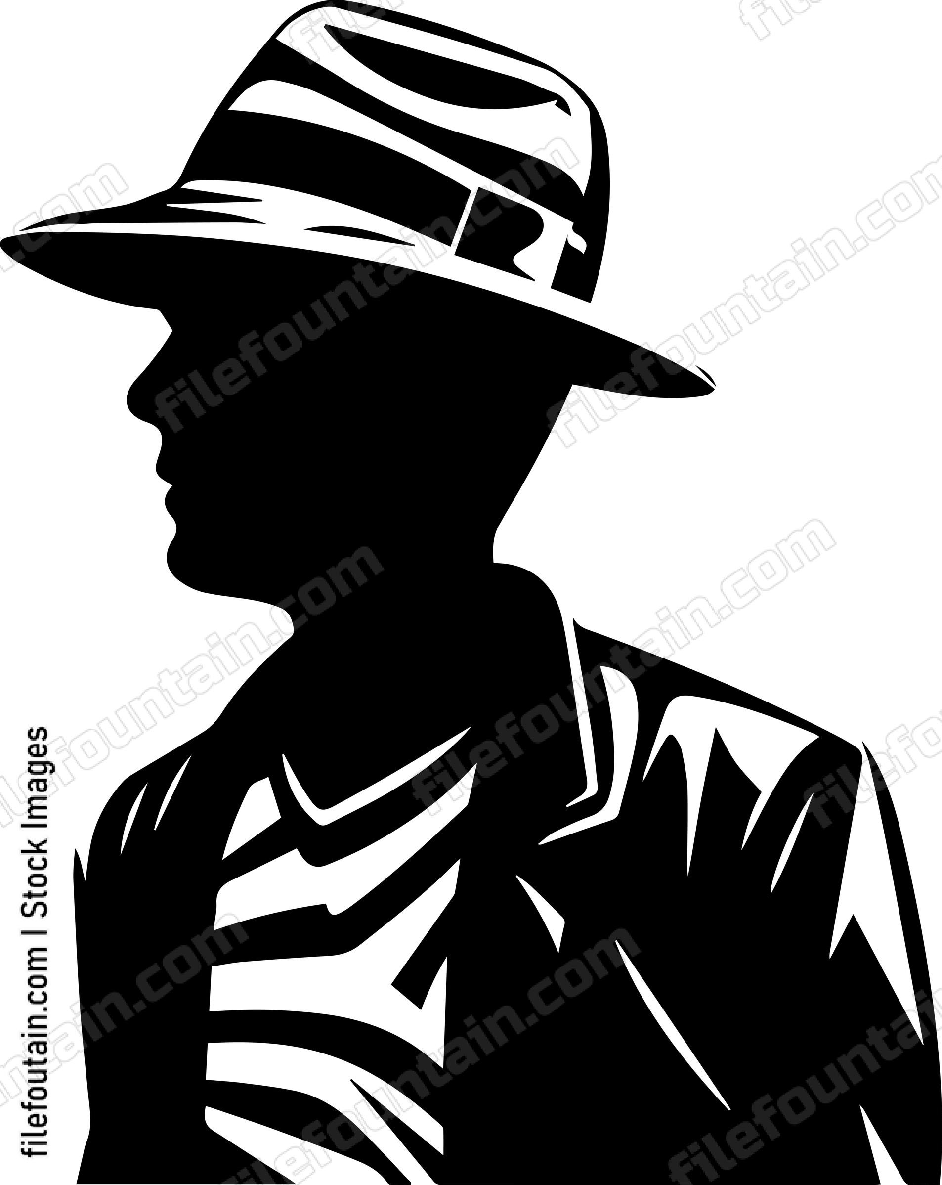 Man Wearing A Hat