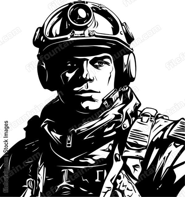 Marine army soldier