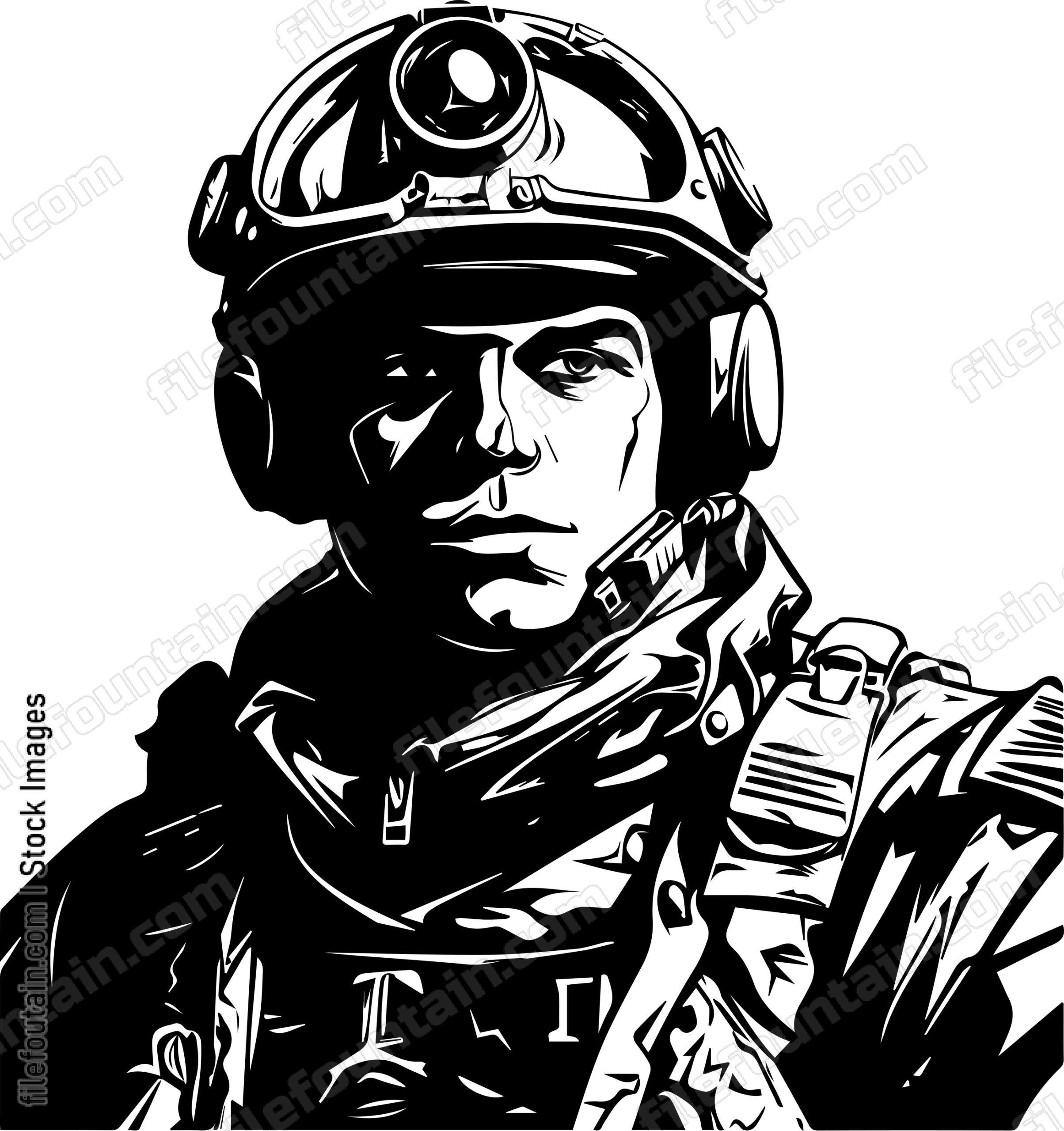 Marine army soldier