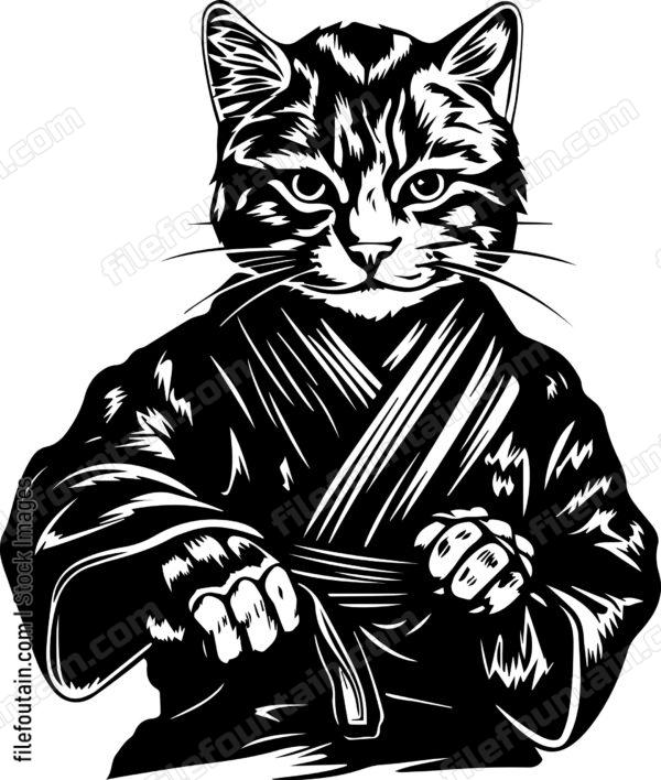 Martial Arts Cat