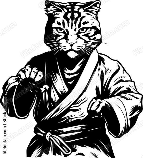 Martial Arts Cat