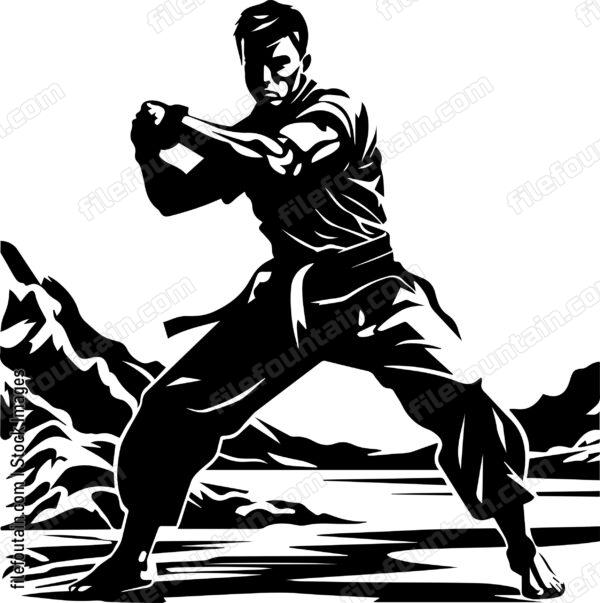 Martial Arts Mascot