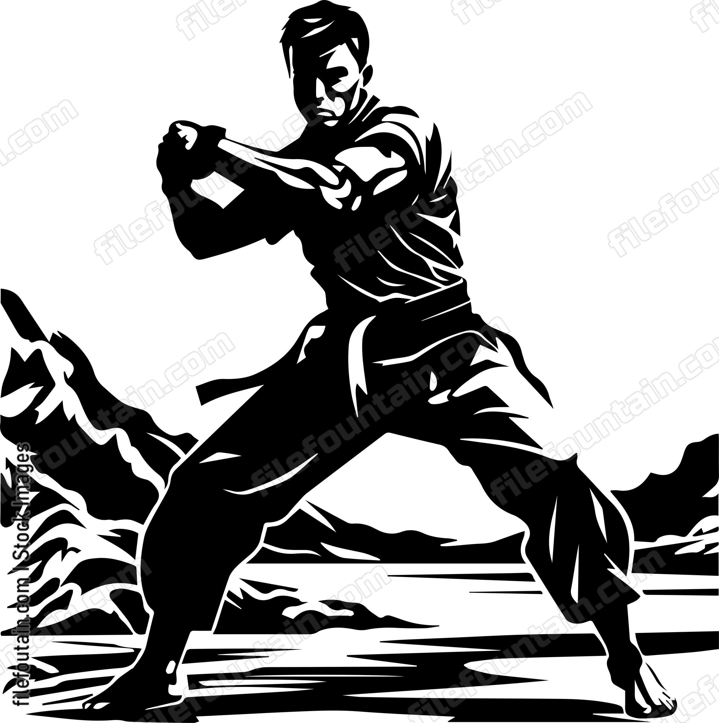 Martial Arts Mascot