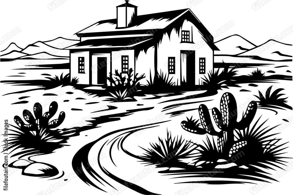 Mexican Ranch Logo Vector Design - FileFountain