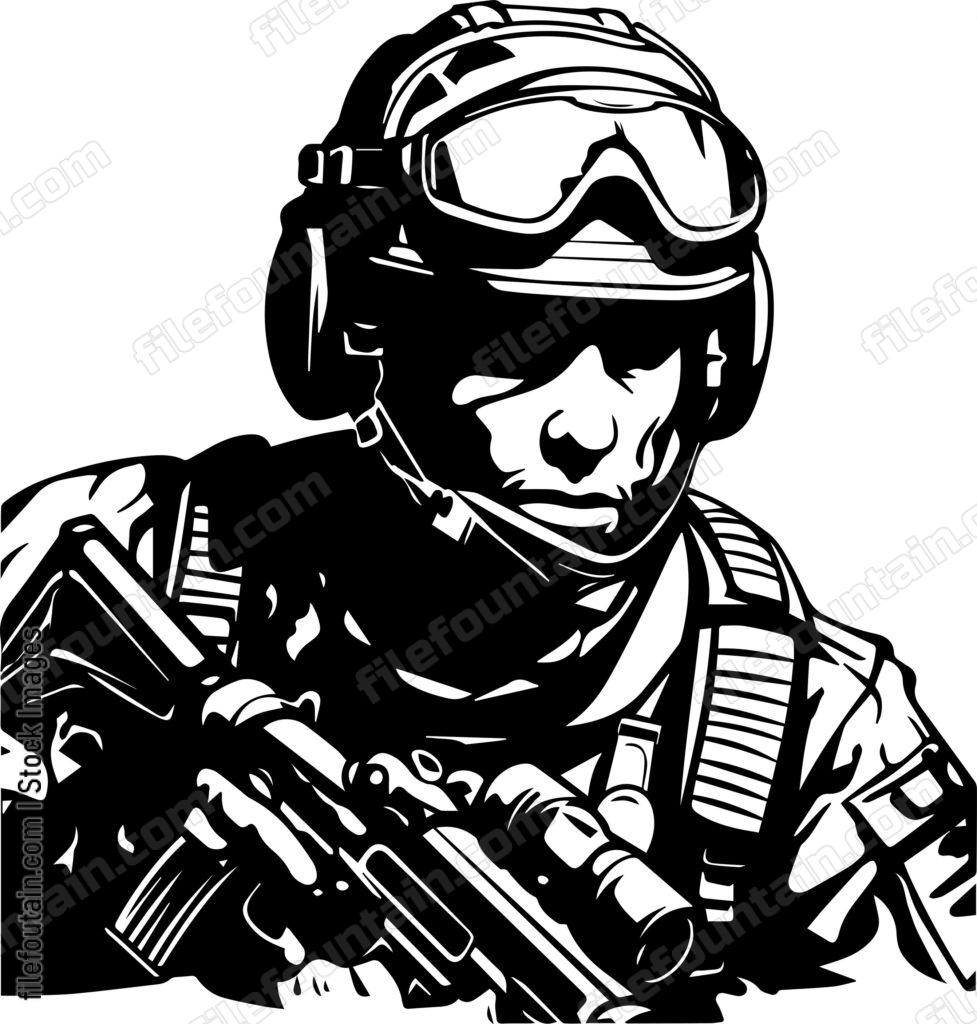 Military recon reconnaissance Logo Vector Design - FileFountain