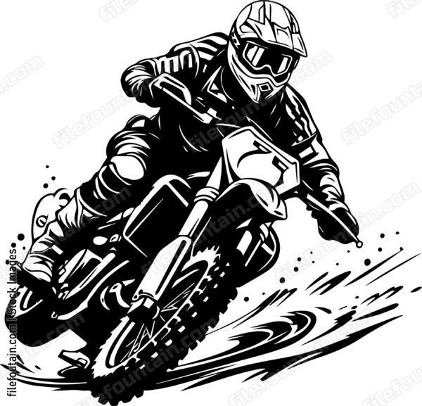 Motocross Rider Design
