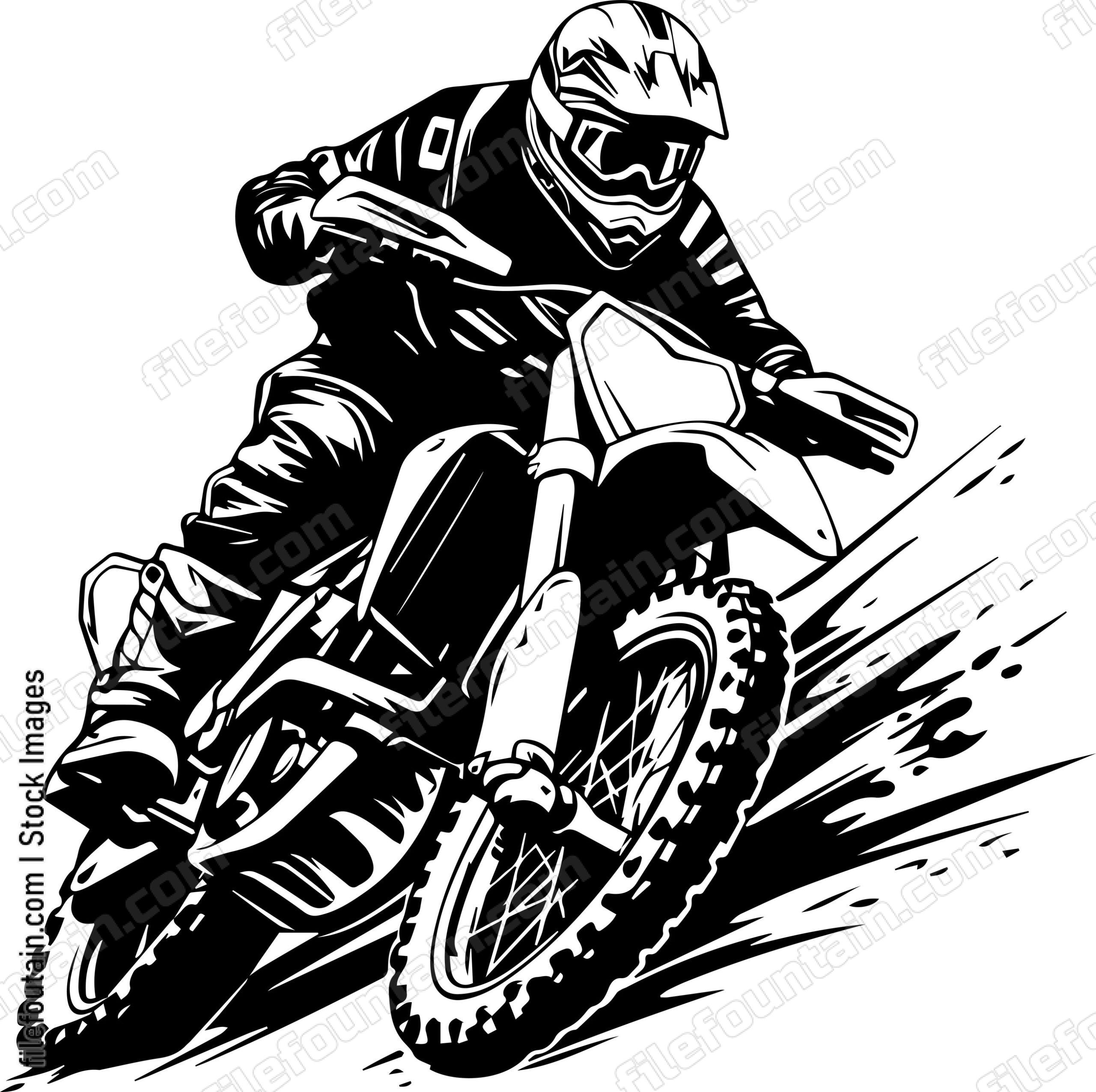 Motocross Rider Design