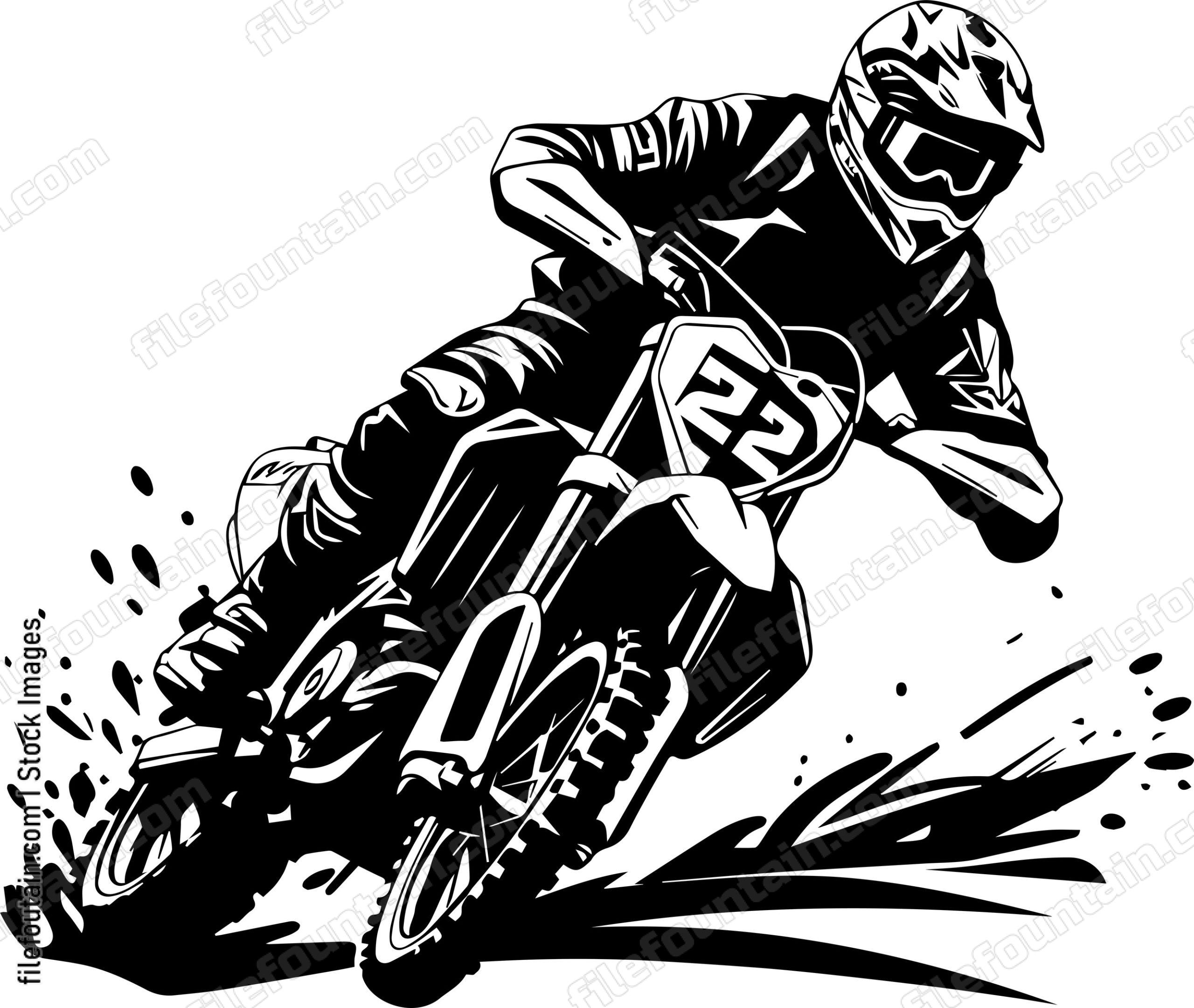 Motocross Rider Design