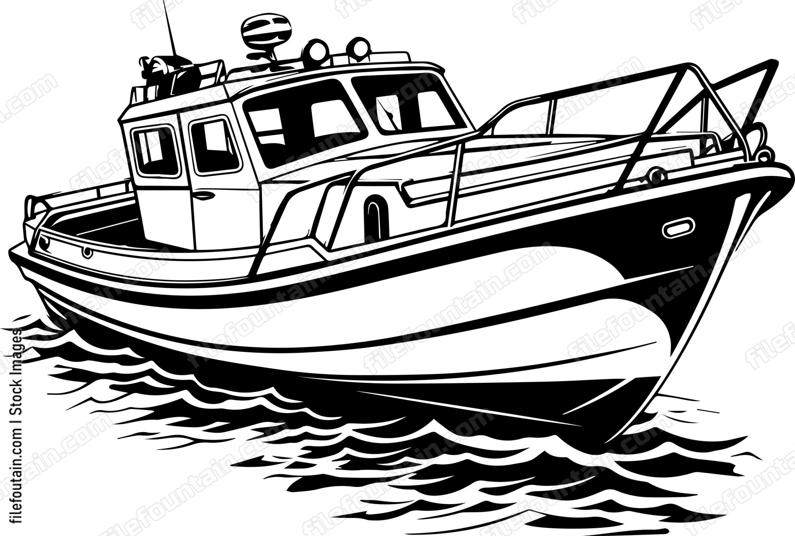 Motor Boat Fishing Boating