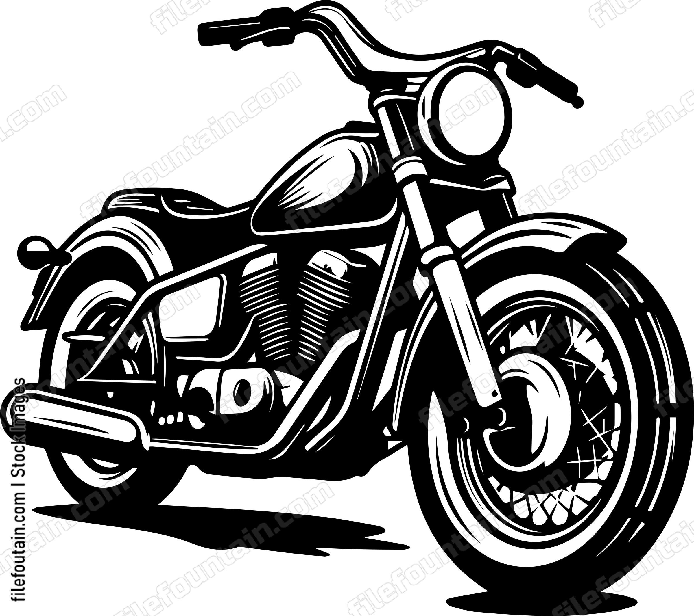 Motorcycle Front view