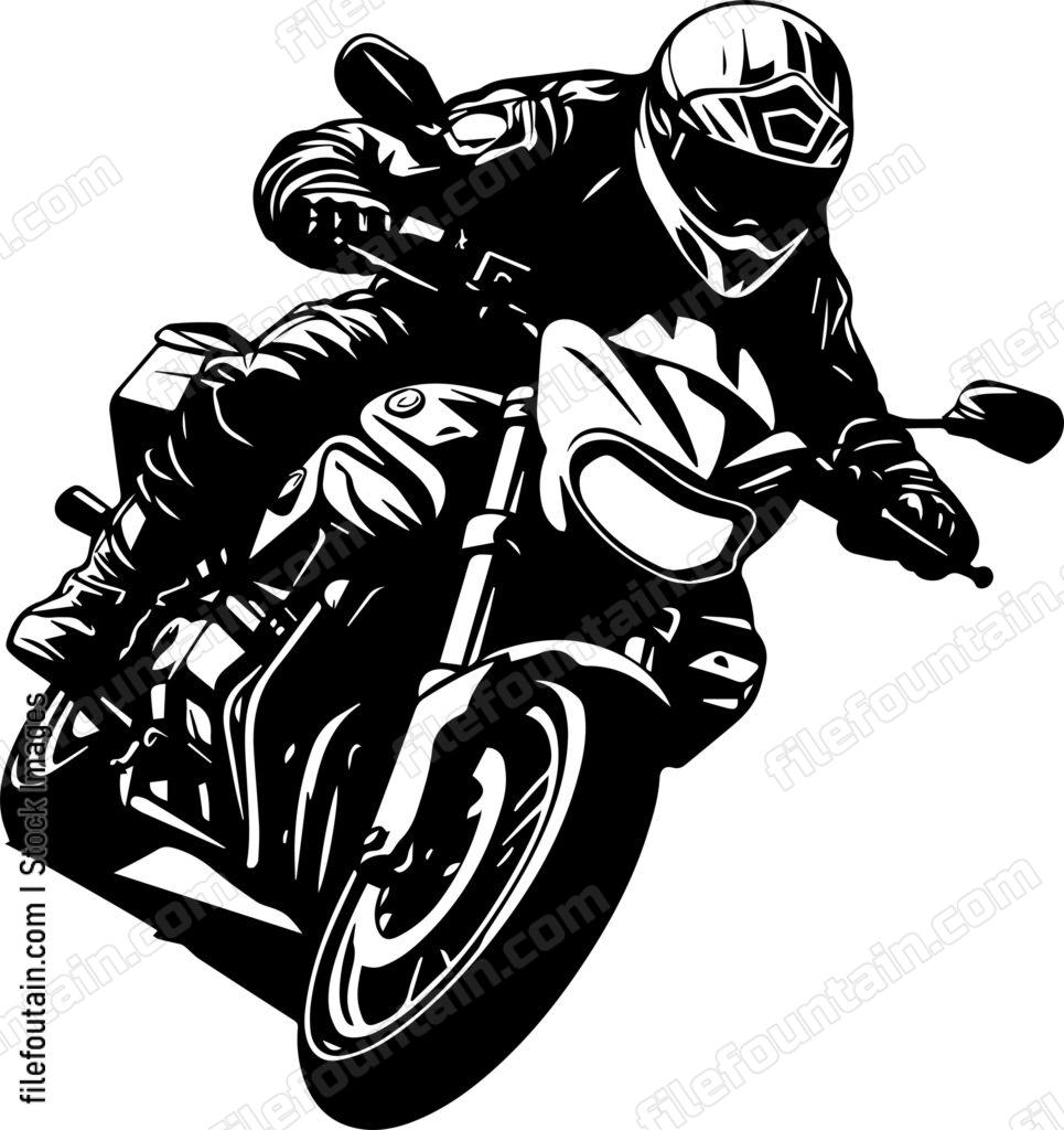Motorcycle Racing Logo Vector Design - FileFountain