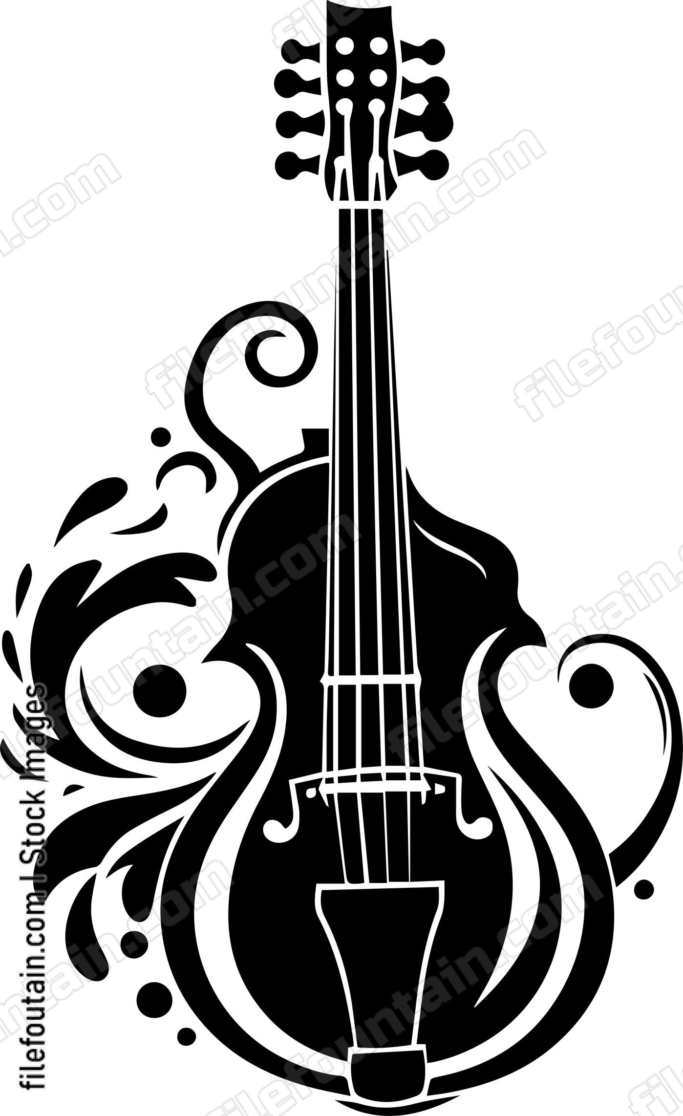 Musical Instrument oriental guital violin