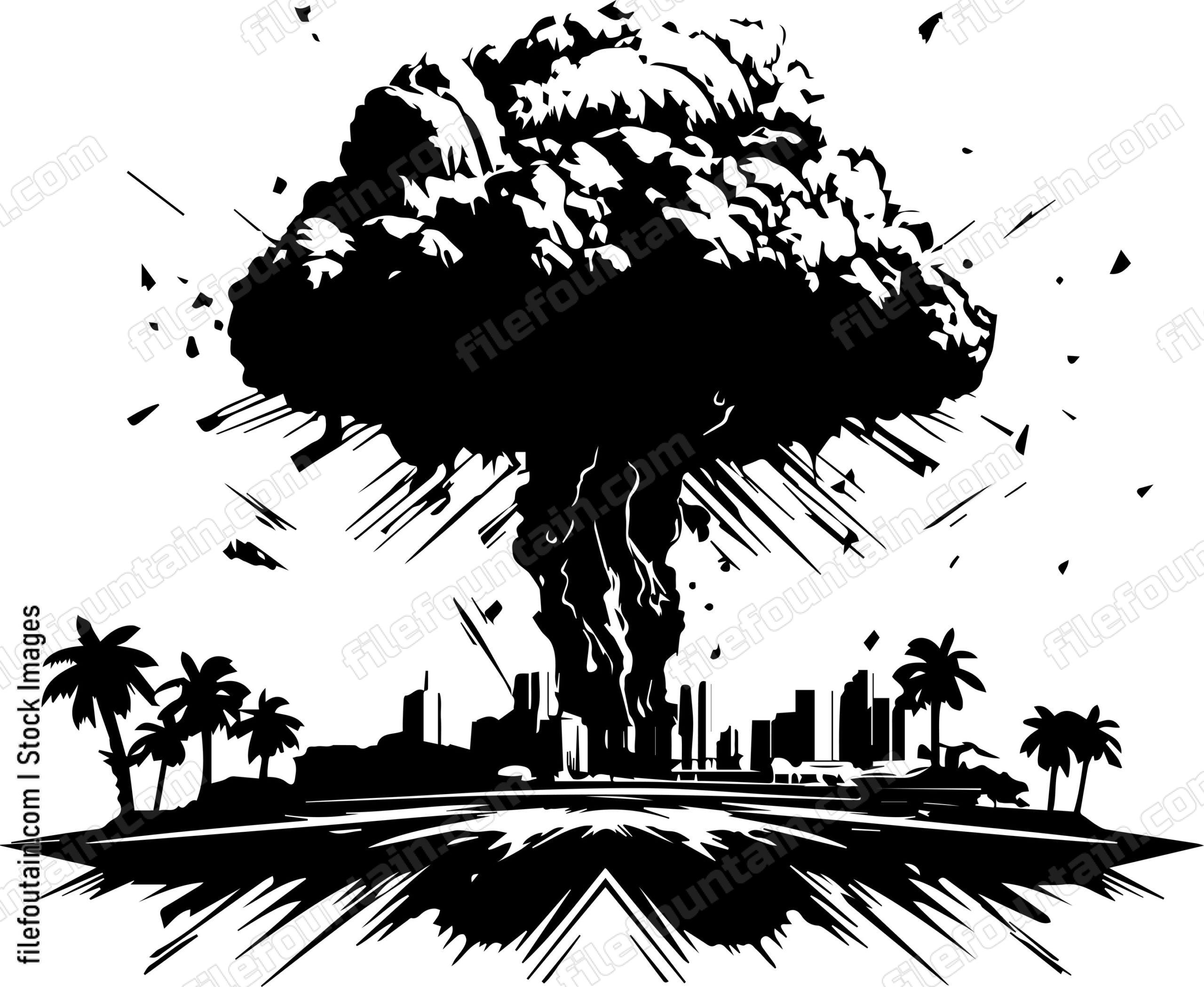 Nuclear Explosion In A City