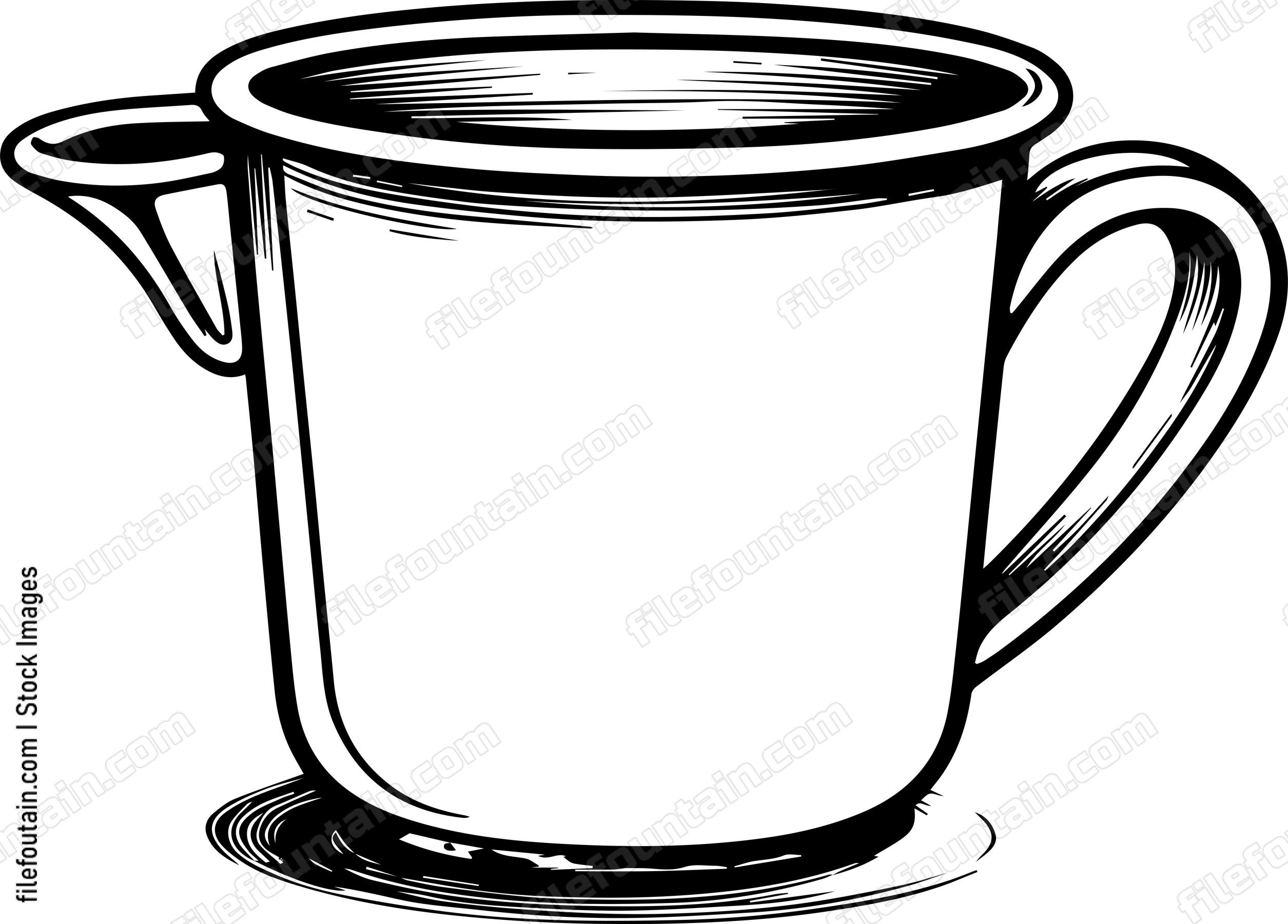 retro metal cup