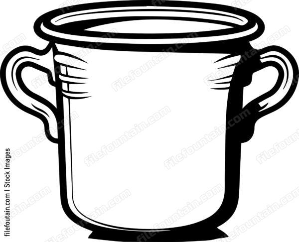 retro metal cup